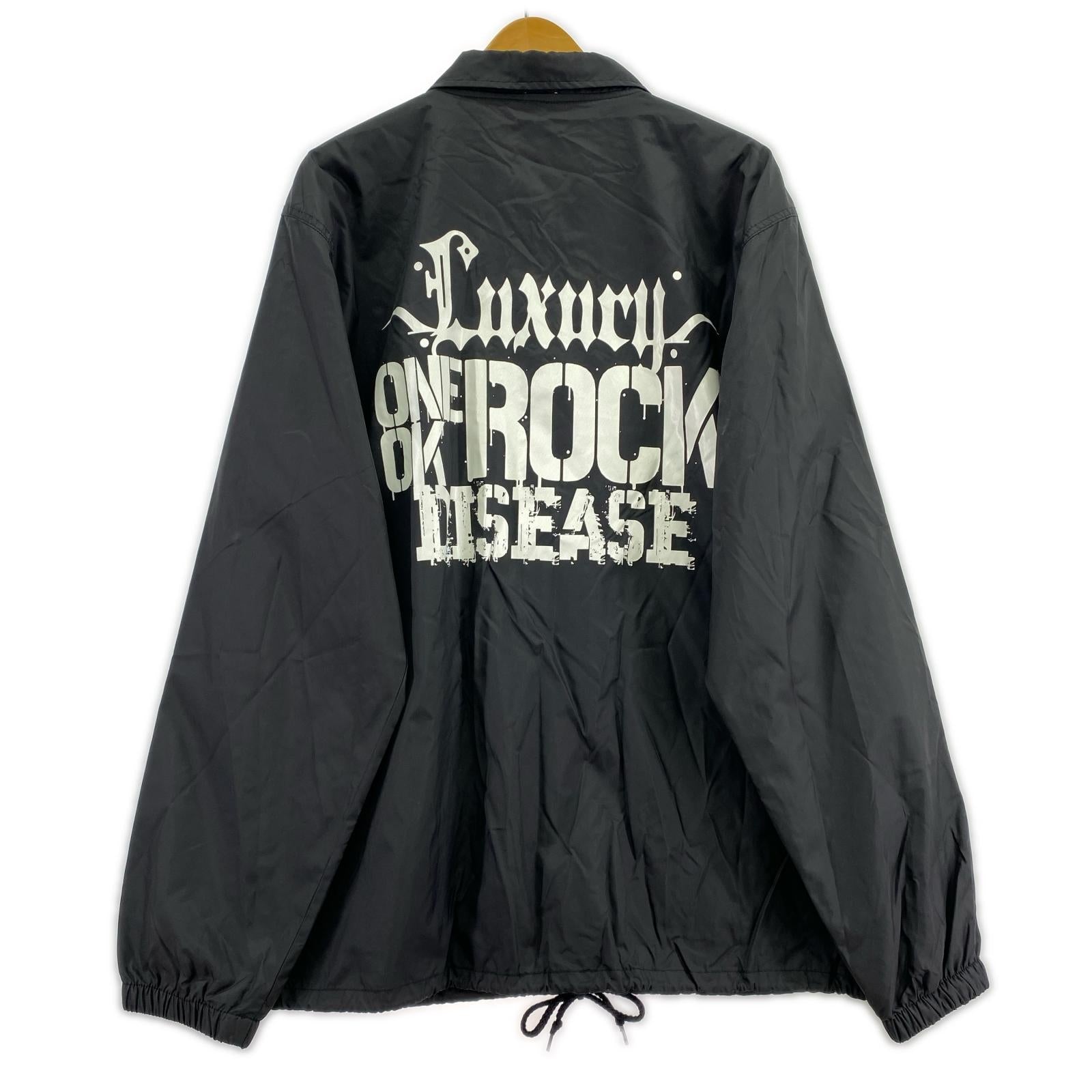 ジャケット ONE OK ROCK LUXURY DISEASE コーチジャケット ブラック