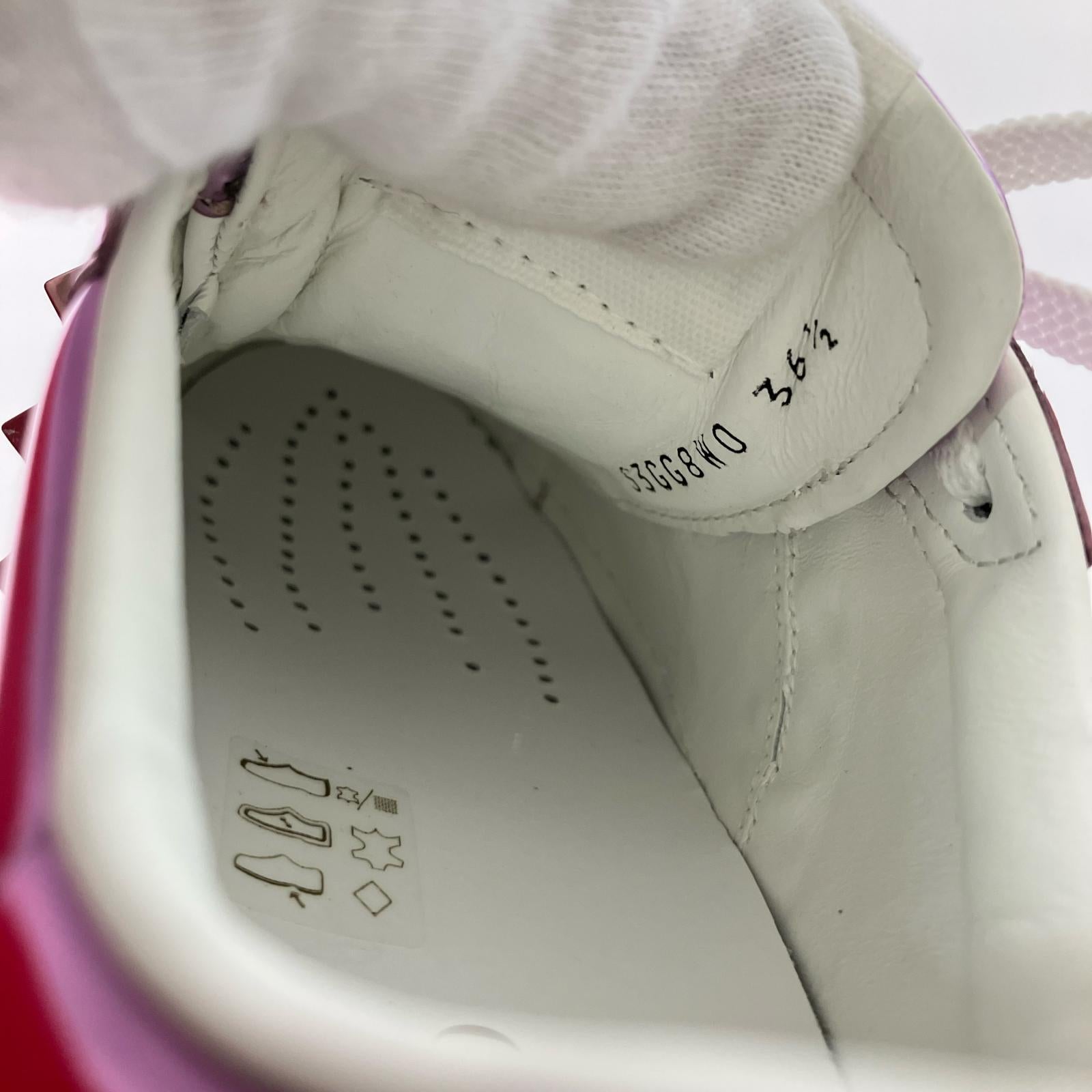 シューズ Rockstud untitled flatform Bianco Rose