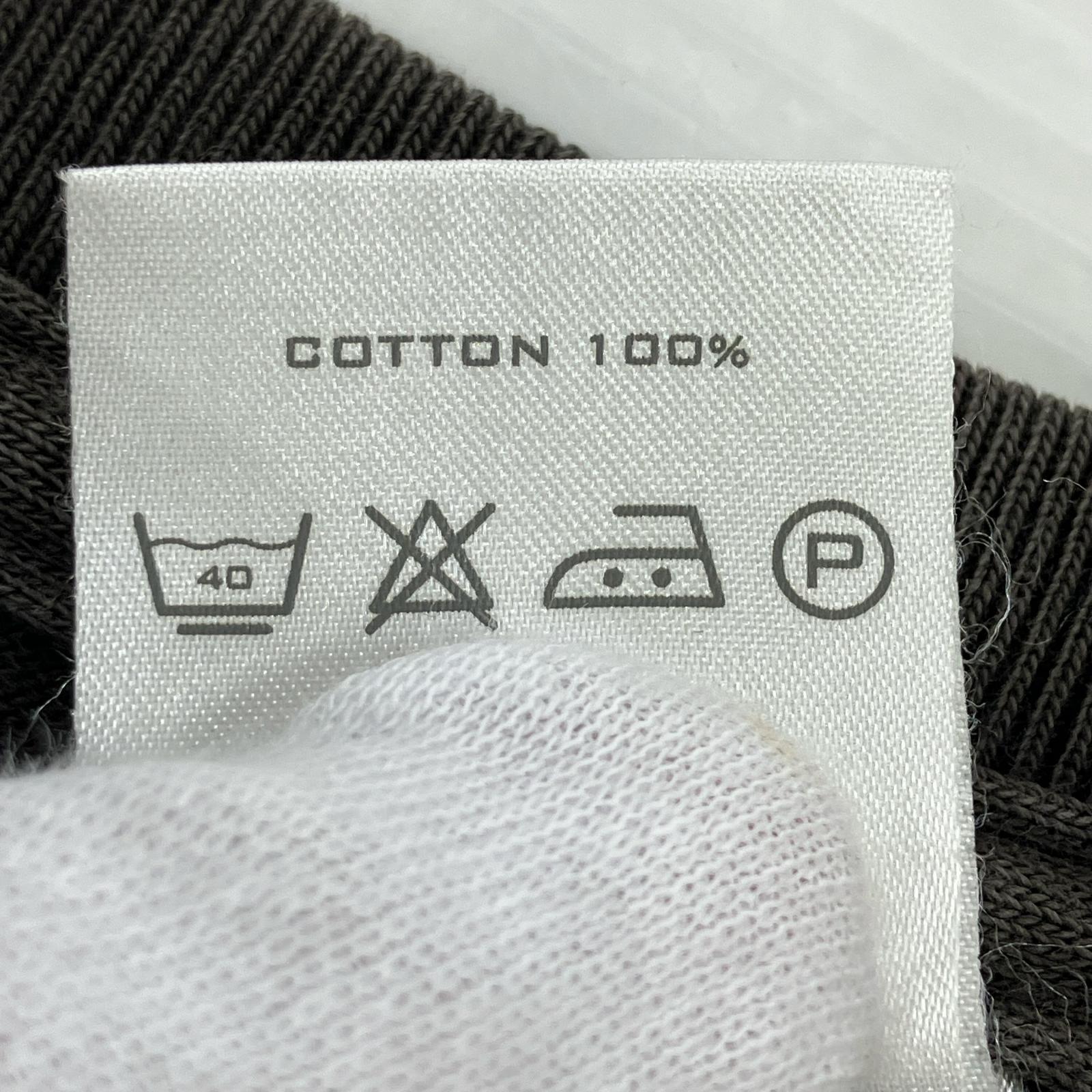 半袖Ｔシャツ NUMBER (N)INE 01SS タイム期 ダメージ加工 スカルTee 3 黒 3 ブラウン
