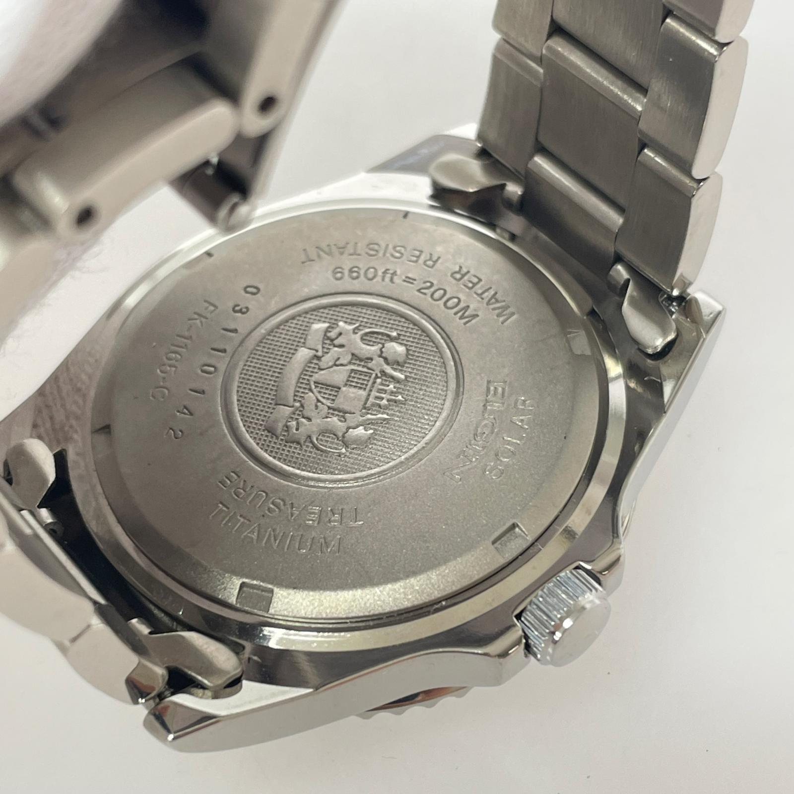 腕時計 ELGIN ブラック