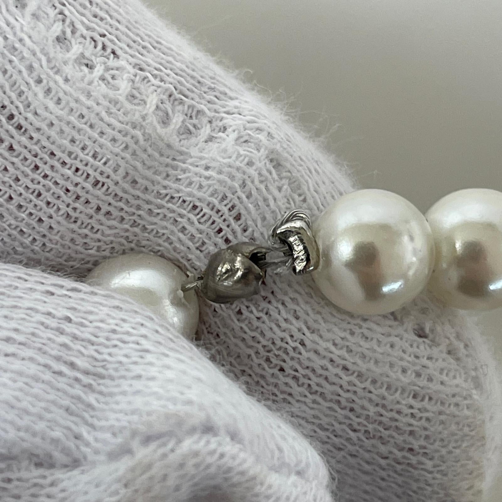 ネックレス KAPITAL Santo Domingo Bird Pearl Necklace 白 ホワイト