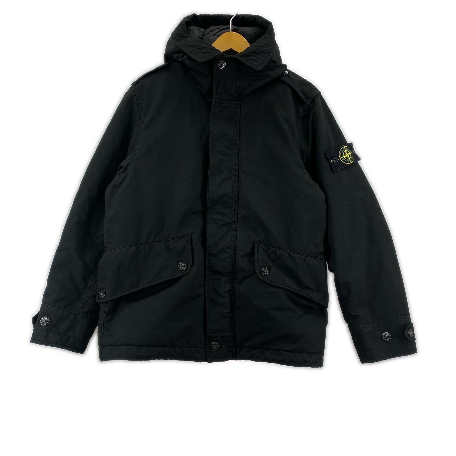 ダウンジャケット 23AW DAVID TC DOWN SHORT PARKA S S ブラック