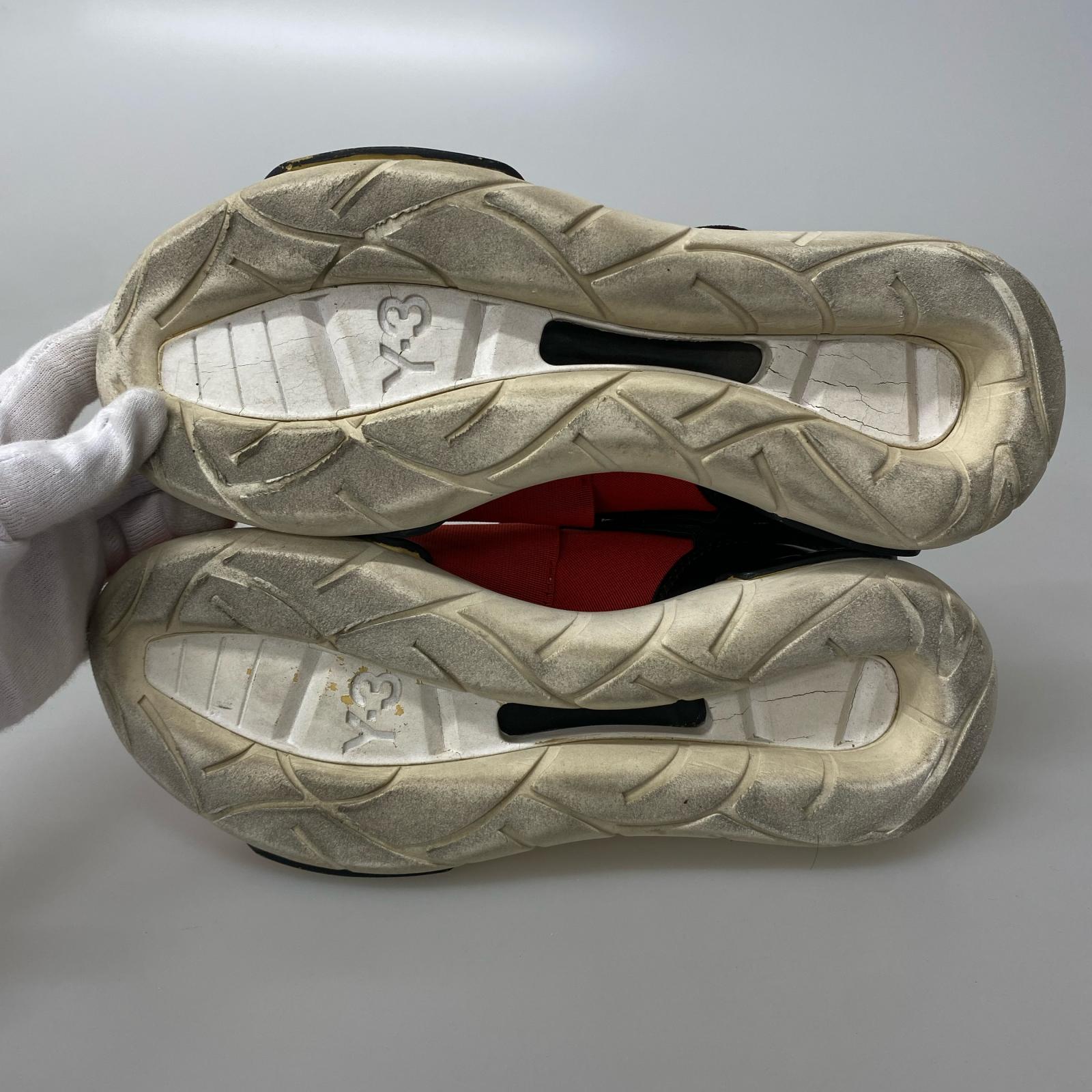 スニーカー Y-3 Qasa high 赤 25.5cm 25.5cm (US7 1/2 UK7 EU41) レッド