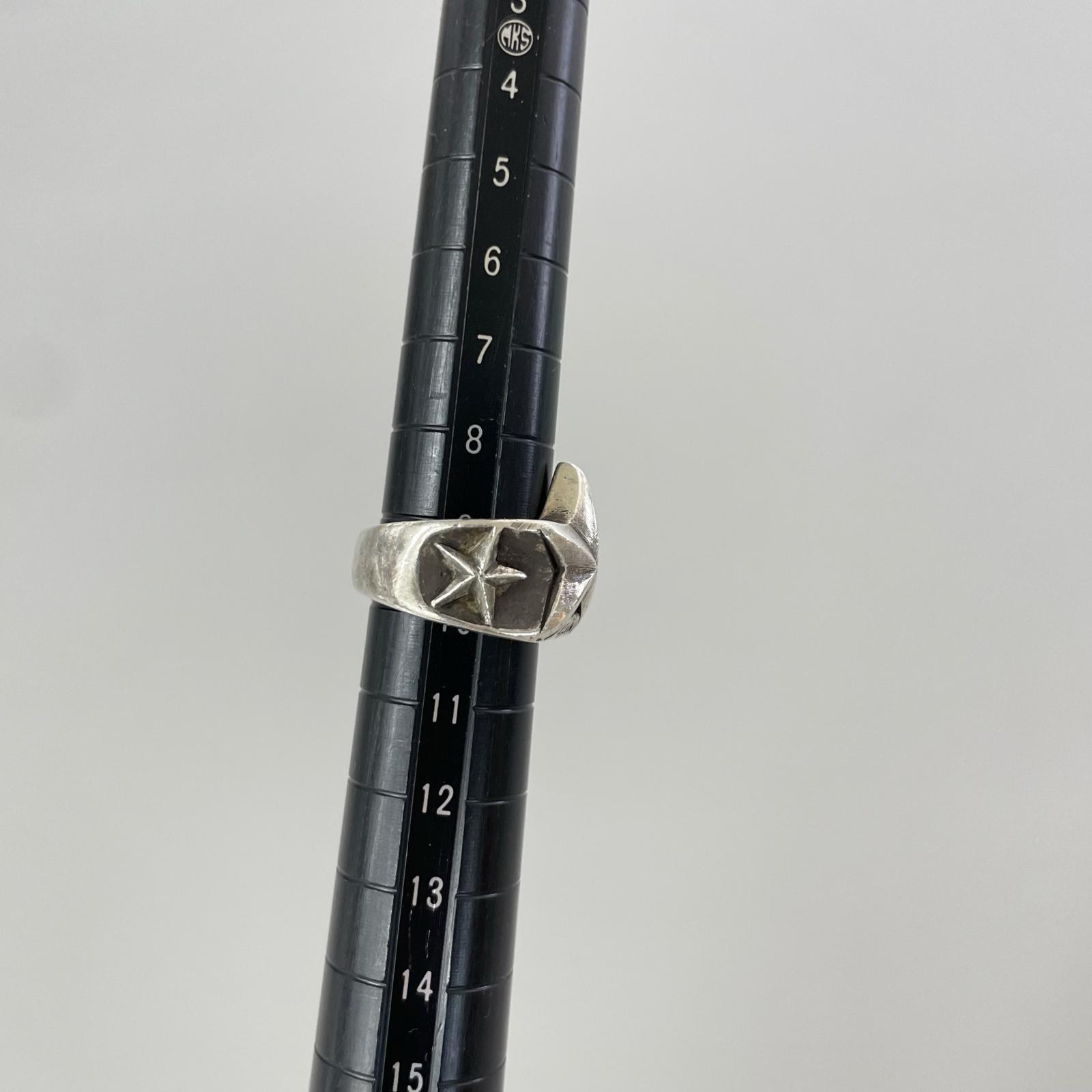リング・指輪 950 スター 13.7g 10号 シルバー