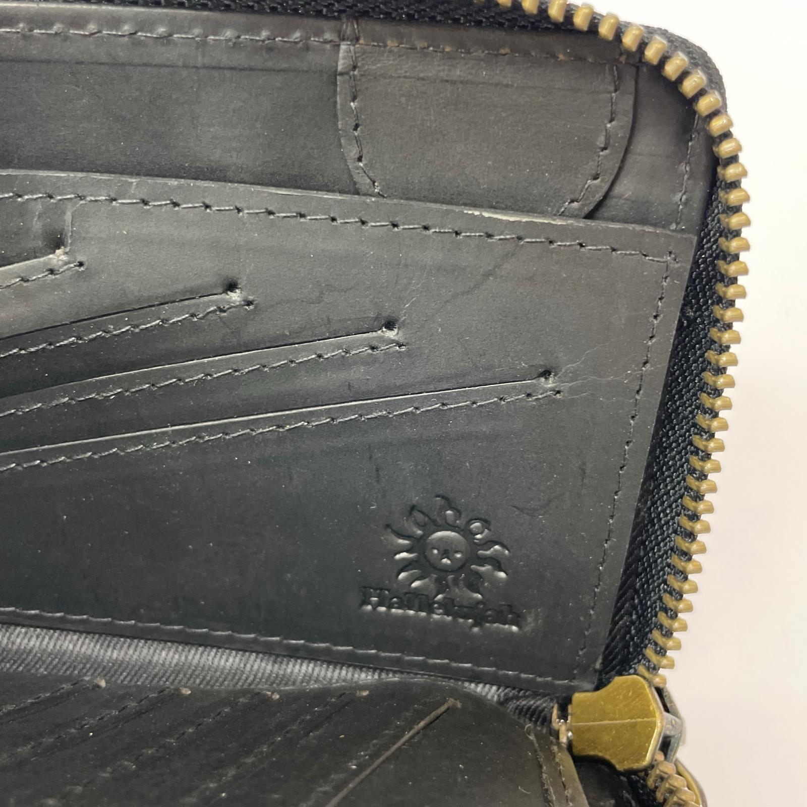 長財布 Hallelujah L字 ウォレット 黒 ブラック