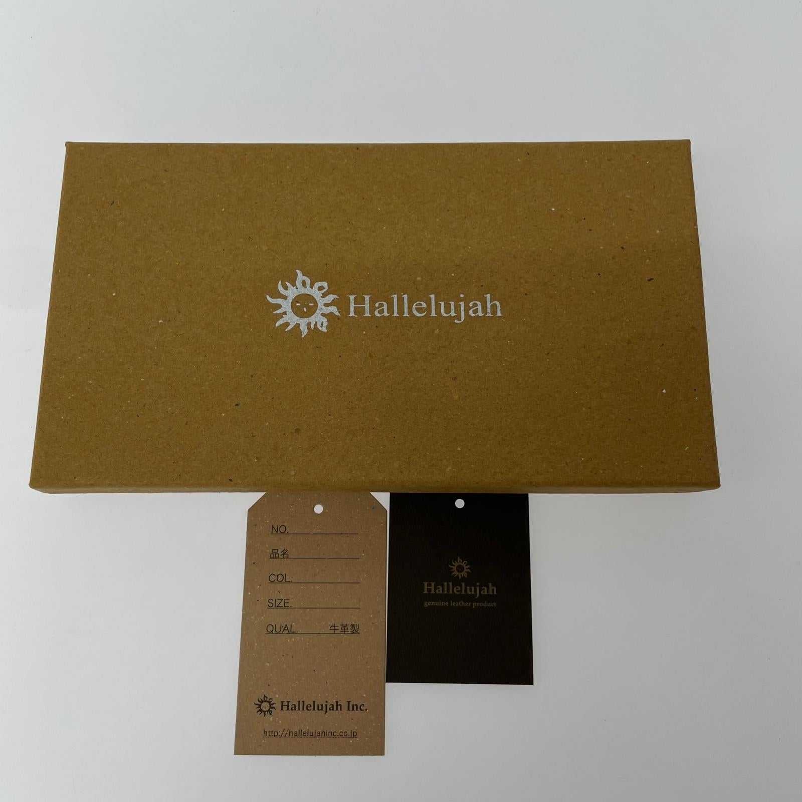 長財布 Hallelujah L字 ウォレット 黒 ブラック