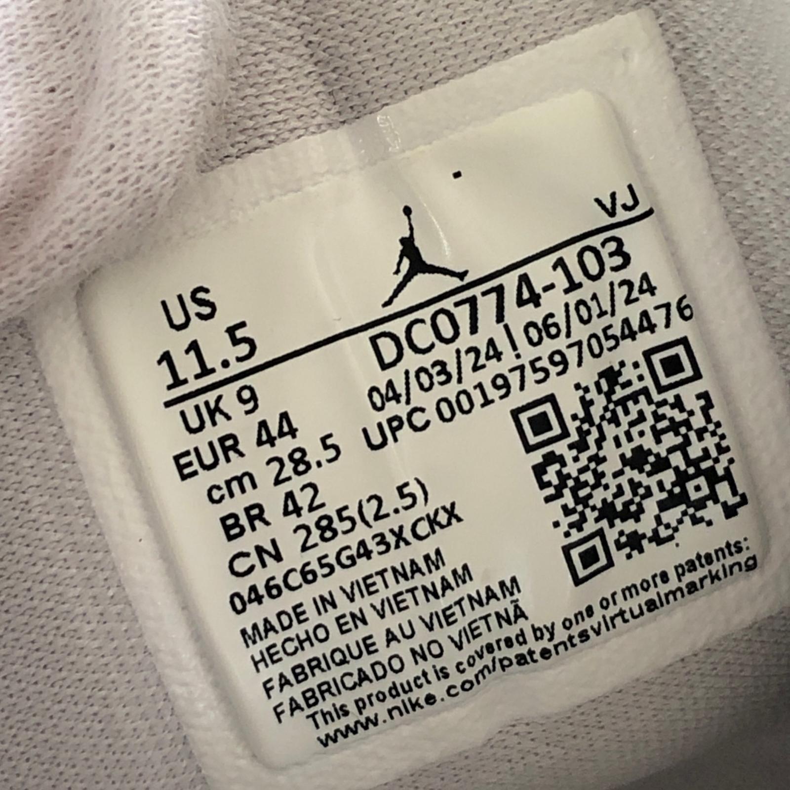 スニーカー NIKE DC0774-103 AIR JORDAN 1 LOW 28.5 28.5cm (US10 1/2 UK10 EU47) グレー