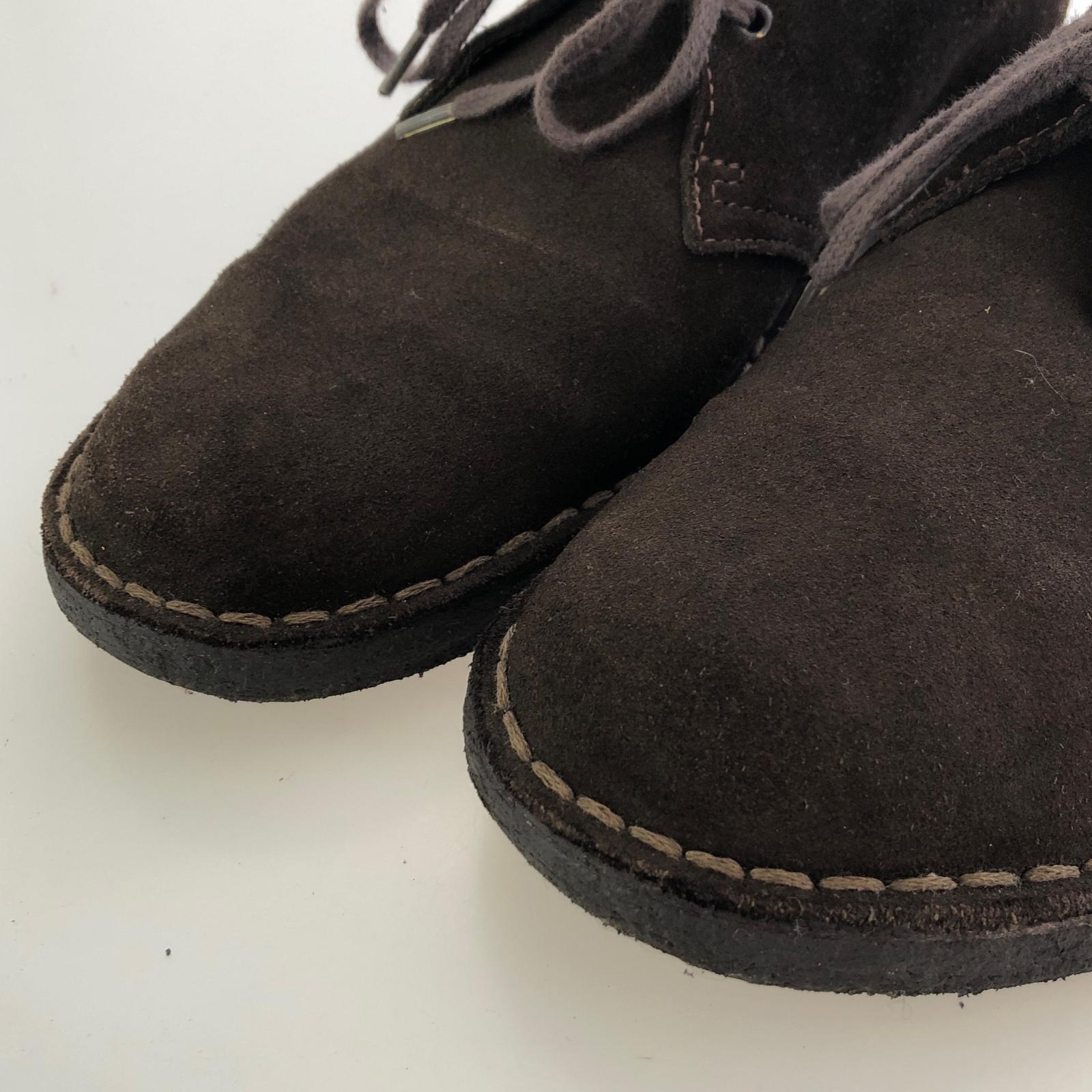 ブーツ Clarks Originals チャッカブーツ ヌバックDBR 9 1/2 ブラウン