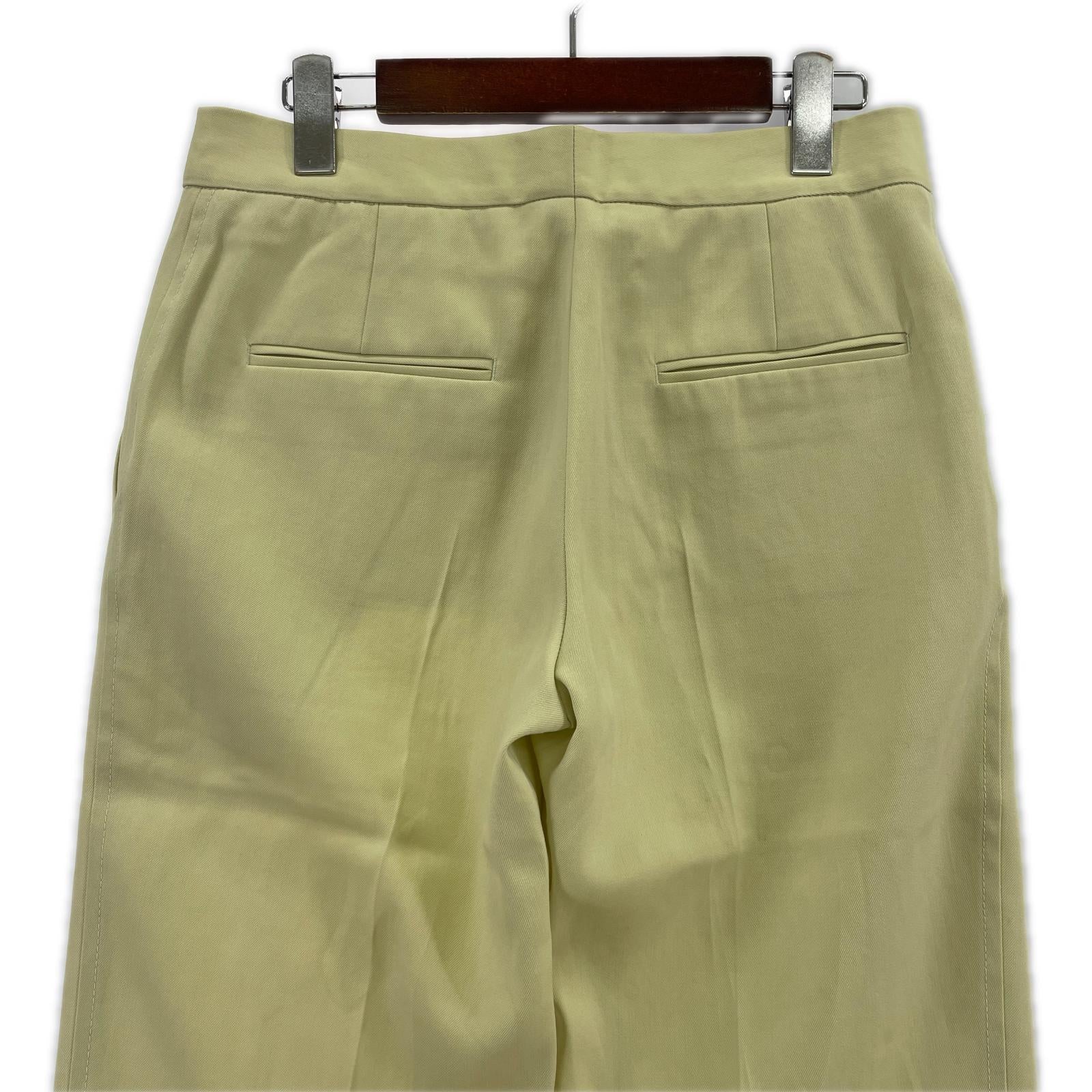 パンツ JIL SANDER ウールスラックス 32 イエロー