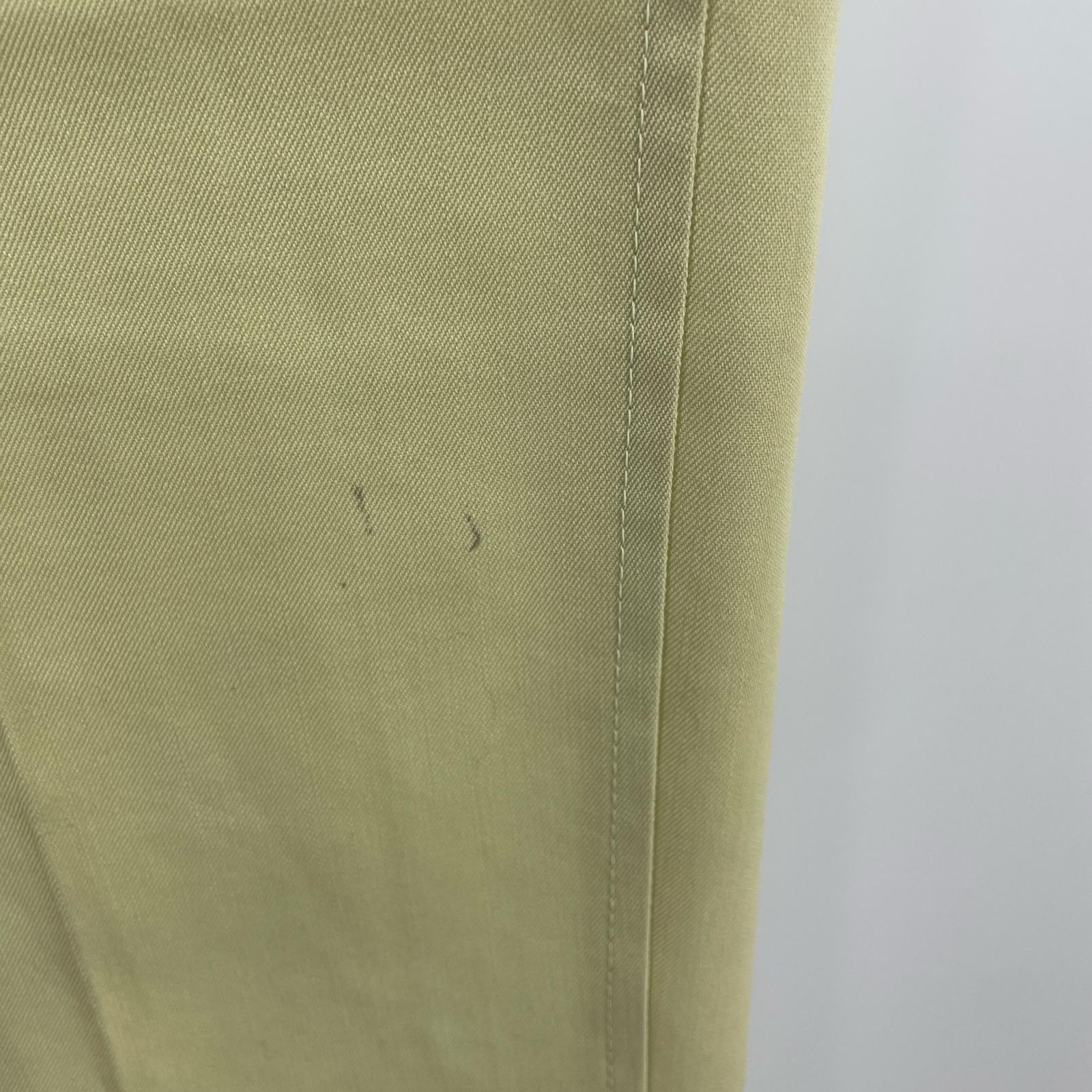 パンツ JIL SANDER ウールスラックス 32 イエロー