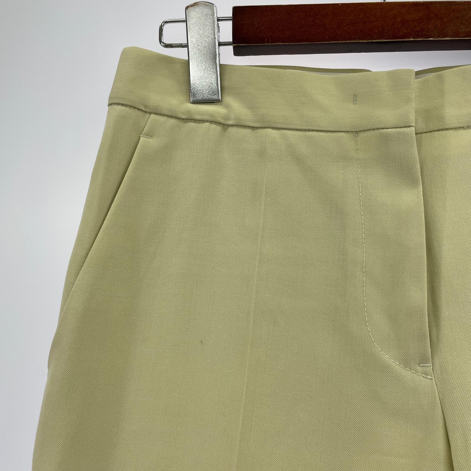 パンツ JIL SANDER ウールスラックス 32 イエロー