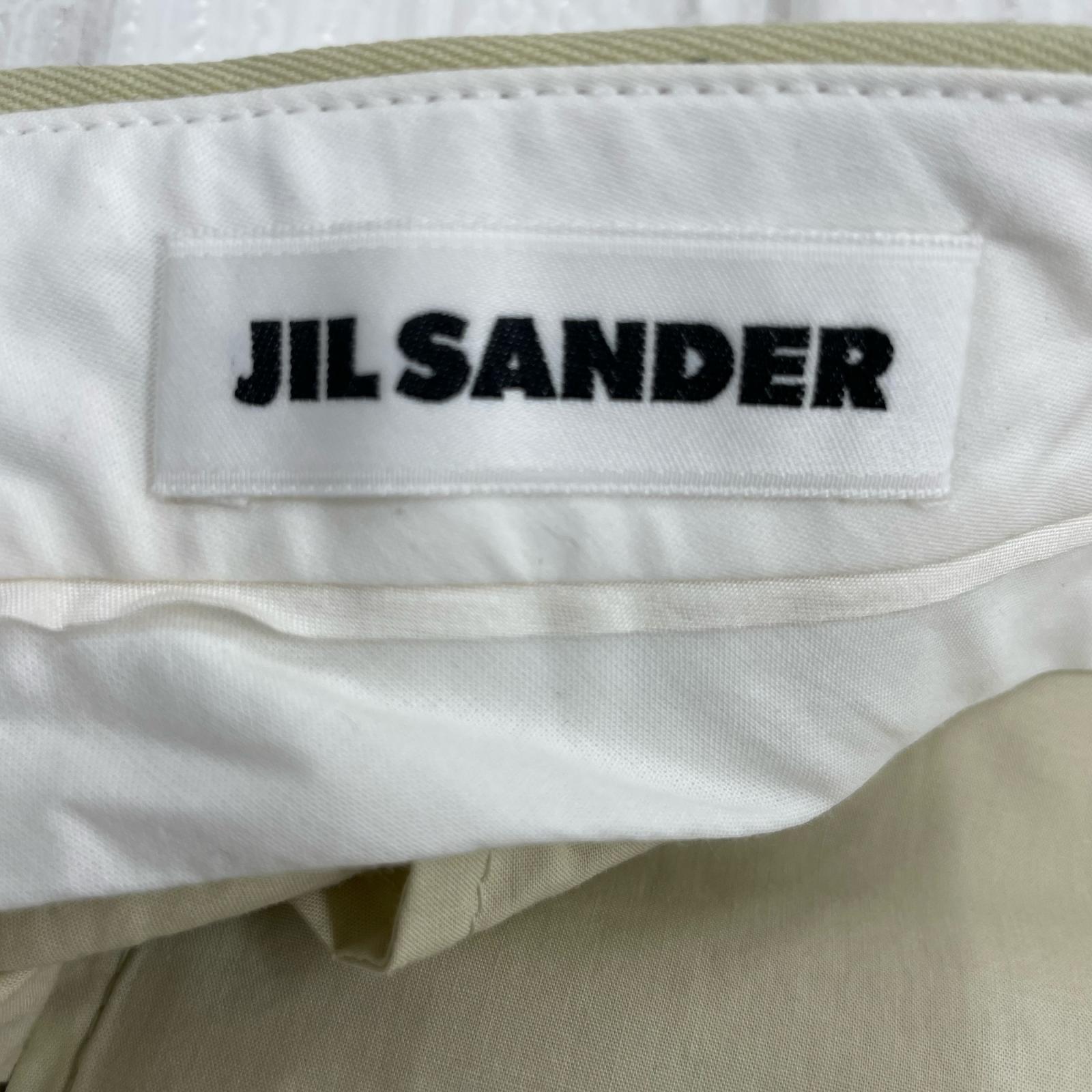 パンツ JIL SANDER ウールスラックス 32 イエロー