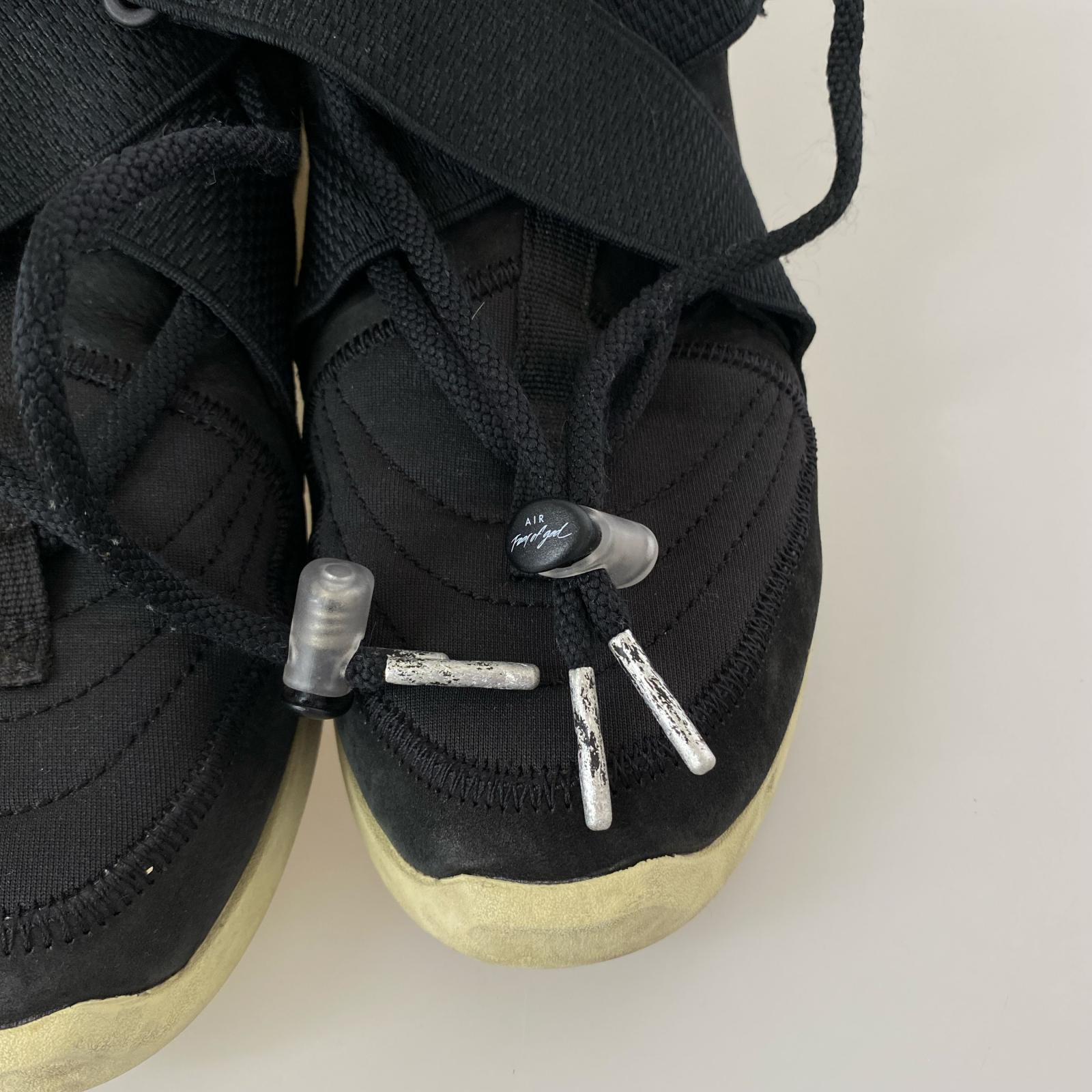 スニーカー NIKE × FEAR OF GOD 黒 AT8087-002 24cm (US6 UK5 1/2 EU38) ブラック