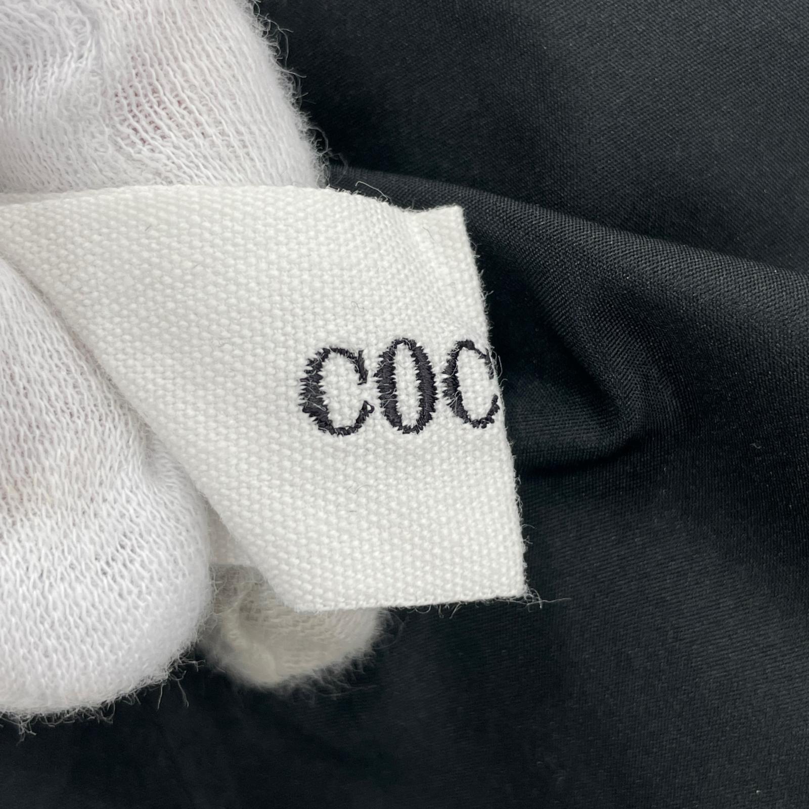 その他トップス COCUCA パフギャザースリーブシャツ 黒 6145-70-05000 ブラック