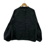 その他トップス COCUCA パフギャザースリーブシャツ 黒 6145-70-05000 ブラック