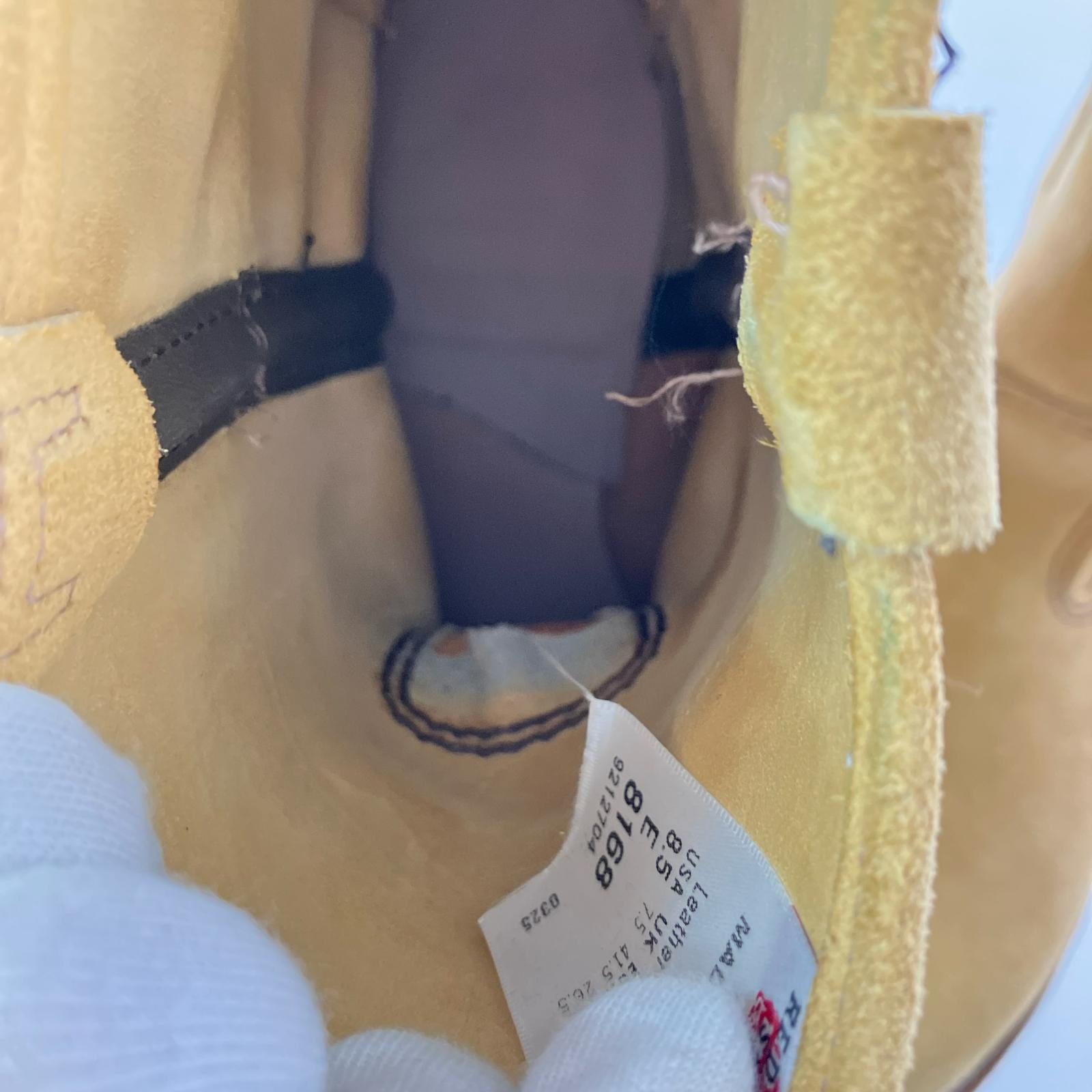 ブーツ RED WING 8168 PECOS BOOT スウェード ペコスブーツ 8 1/2 ベージュ ベージュ