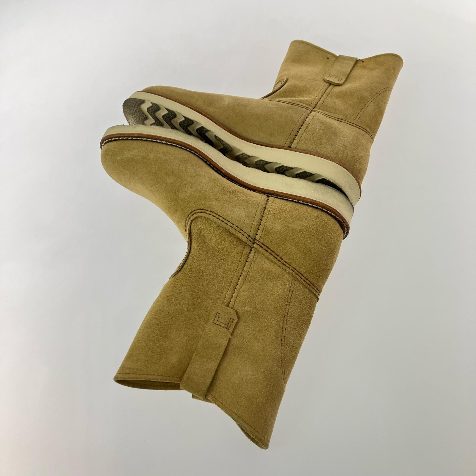 ブーツ RED WING 8168 PECOS BOOT スウェード ペコスブーツ 8 1/2 ベージュ ベージュ