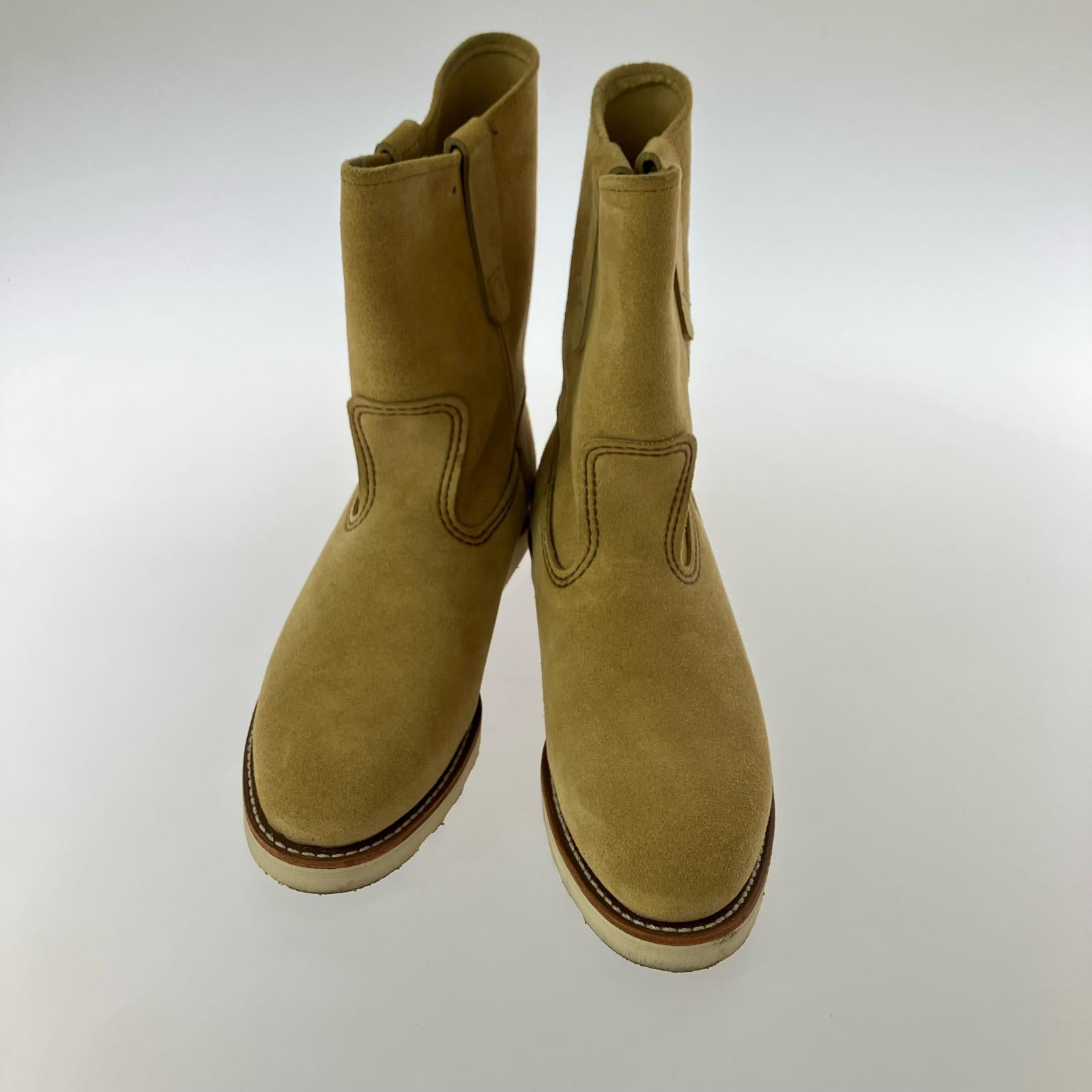 ブーツ RED WING 8168 PECOS BOOT スウェード ペコスブーツ 8 1/2 ベージュ ベージュ