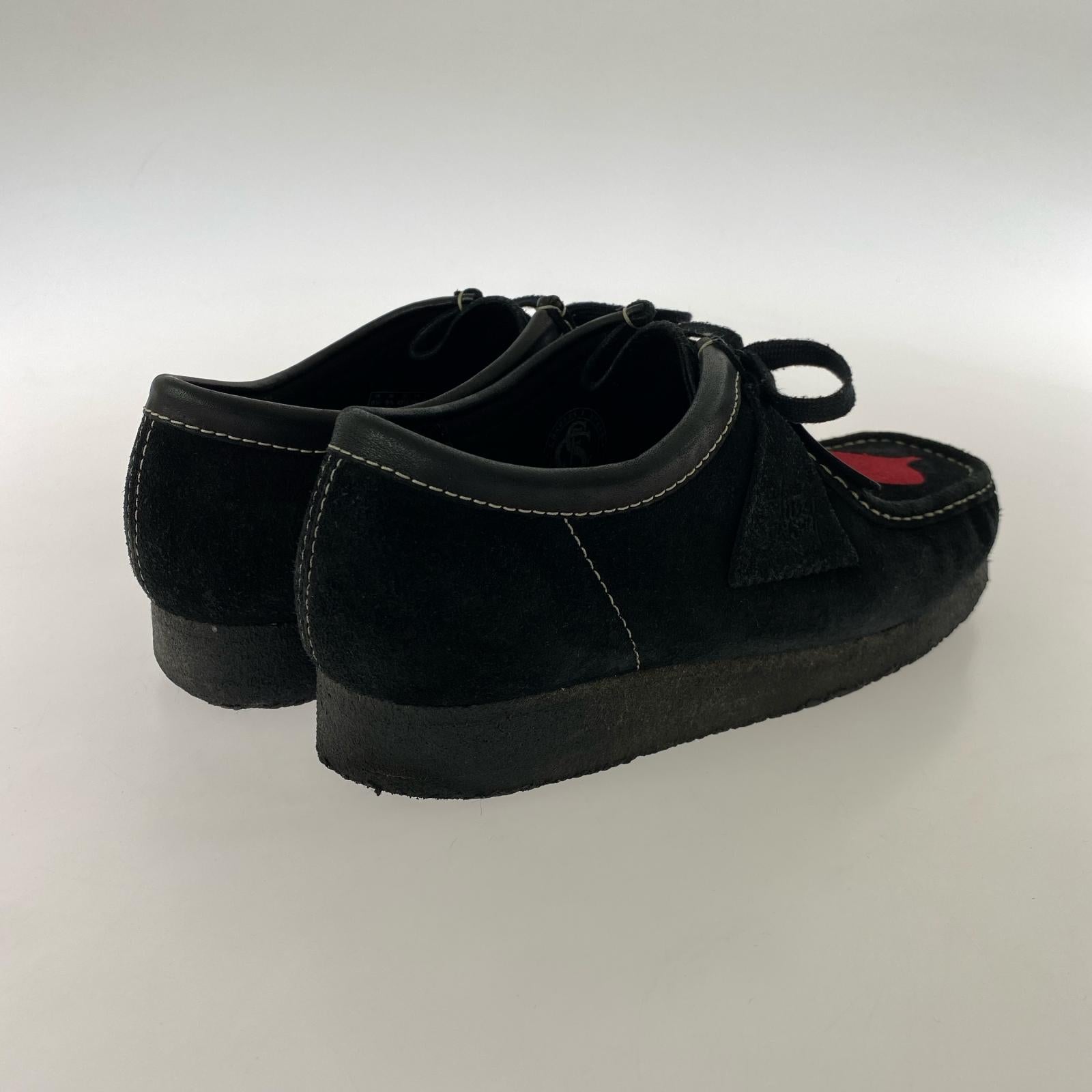 シューズ Stussy × Clarks Wallabee 26.5cm ブラック