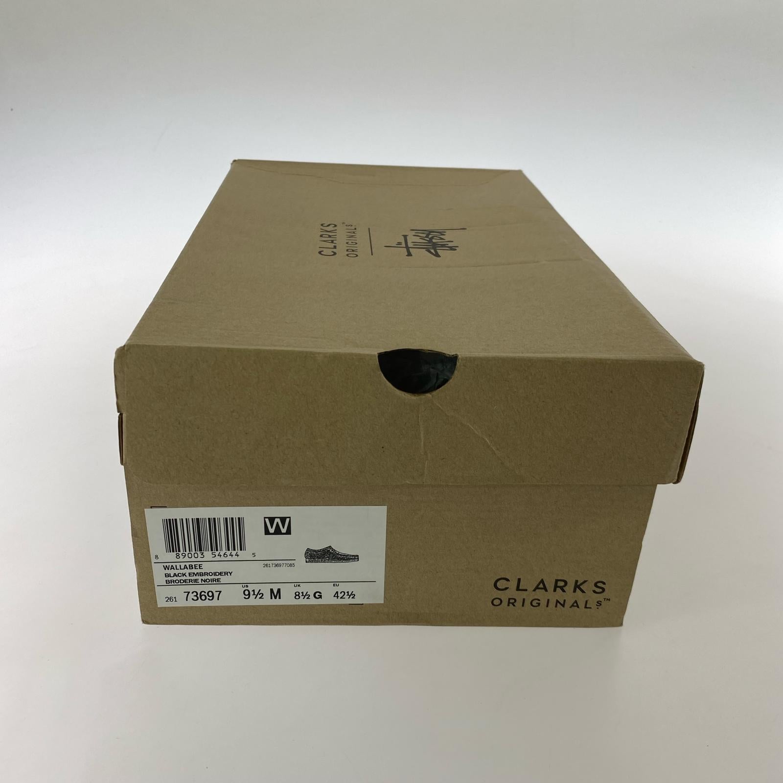 シューズ Stussy × Clarks Wallabee 26.5cm ブラック