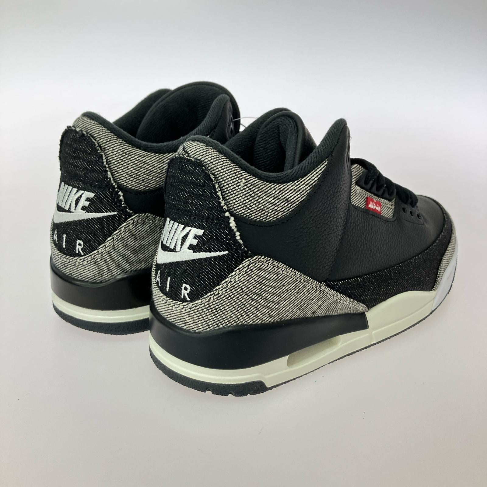 スニーカー ×Levi's AIR JORDAN 3 RTR LSC BLK (26.5) 26.5cm (US8 1/2 UK8 EU43) ブラック