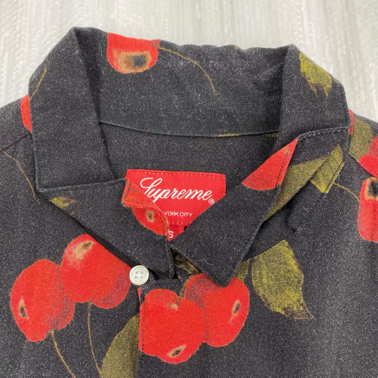 半袖シャツ 19ss cherry rayon 総柄シャツ（s） S