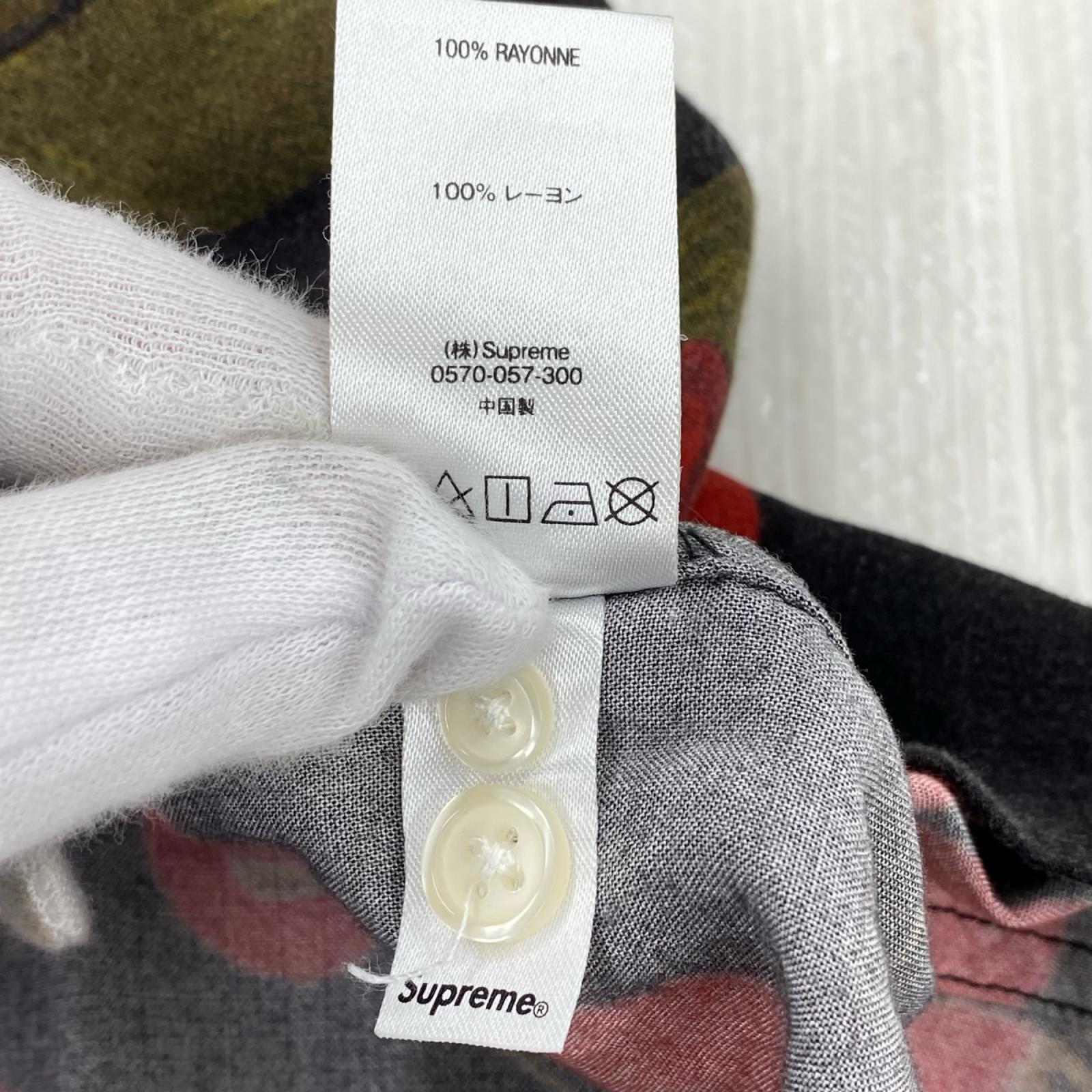 半袖シャツ 19ss cherry rayon 総柄シャツ（s） S