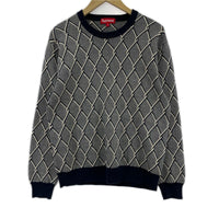 ニット 14AW Chain Link　Sweater （S） S ネイビー