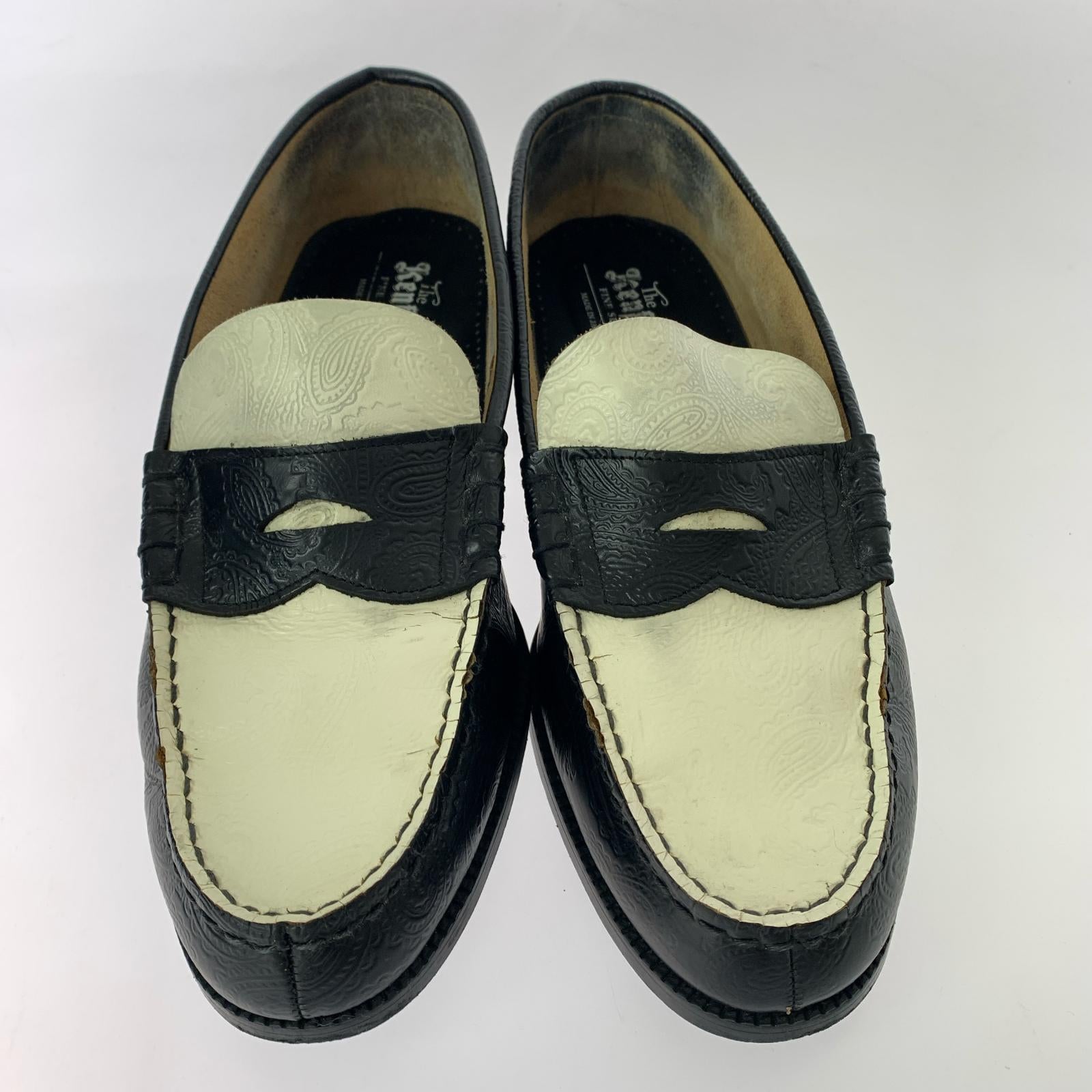 シューズ Kenford/EMBOSSED LOAFERS PAISLEY/K004 27.5cm (US9 1/2 UK9 EU45) ブラック