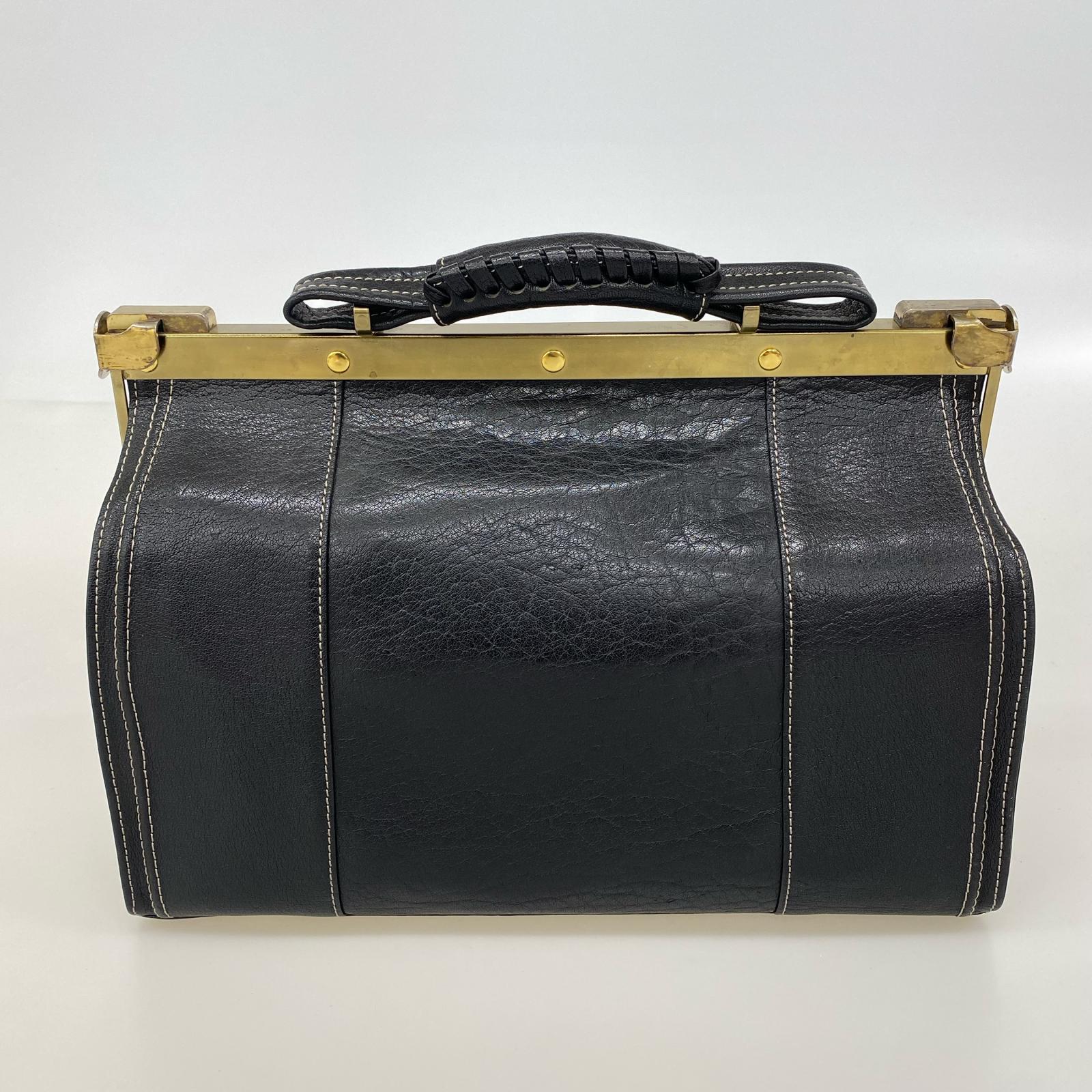 その他バッグ Louange ダレスバッグBK 中ペイズリー柄 ブラック