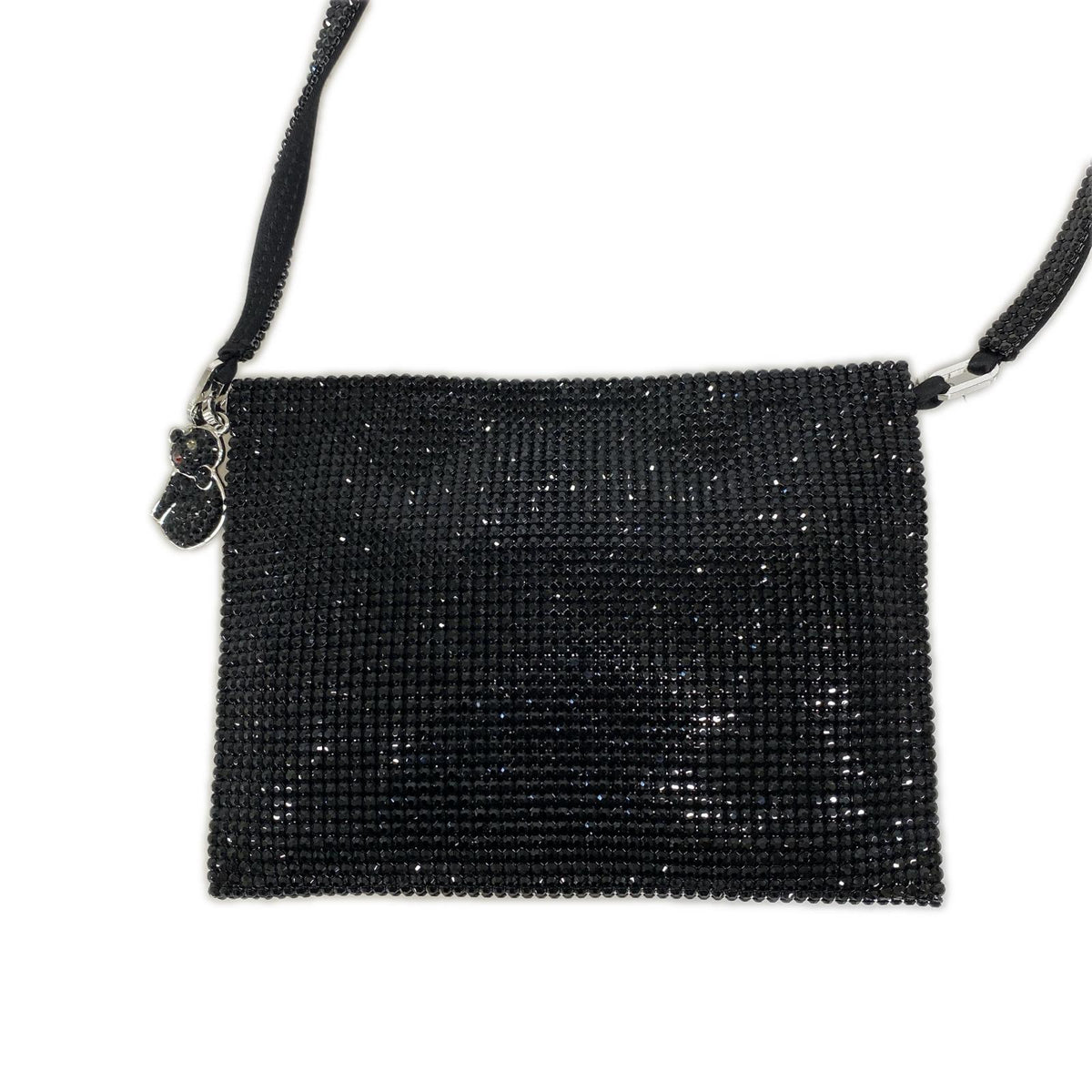 ショルダーバッグ SWAROVSKI ショルダーポーチBK ブラック