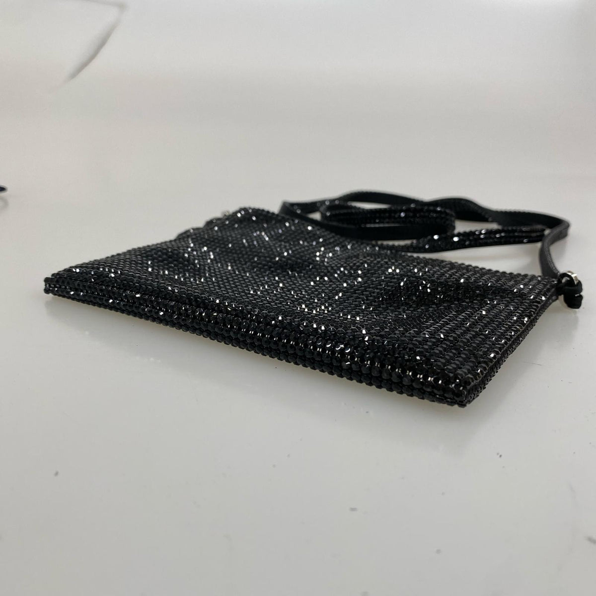 ショルダーバッグ SWAROVSKI ショルダーポーチBK ブラック