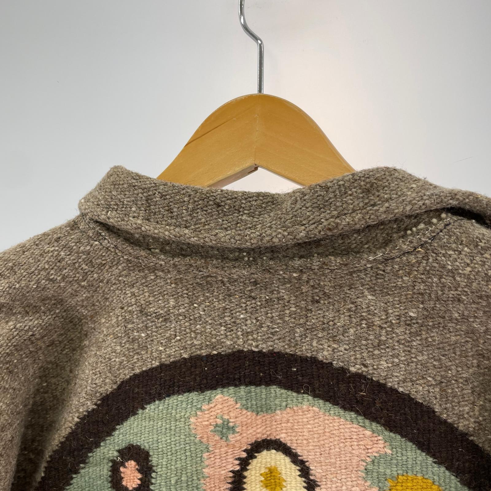 ジャケット 50s　ブランケット生地　ジャケット ブラウン