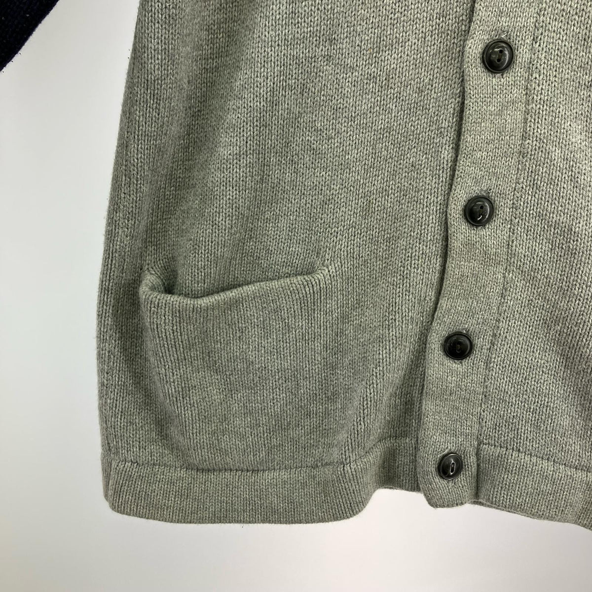 カーディガン ｼｮｰﾙｶﾗｰ ﾎﾟﾆｰ ｸﾞﾚｰ (XL) グレー