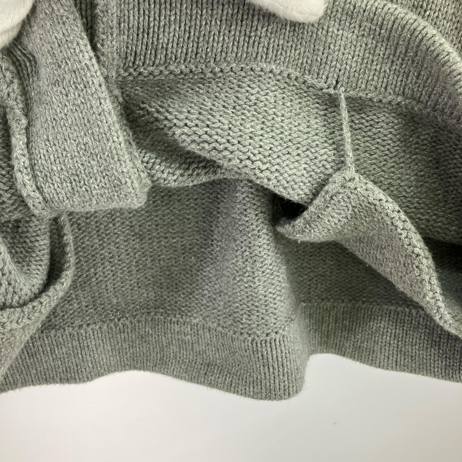 カーディガン ｼｮｰﾙｶﾗｰ ﾎﾟﾆｰ ｸﾞﾚｰ (XL) グレー