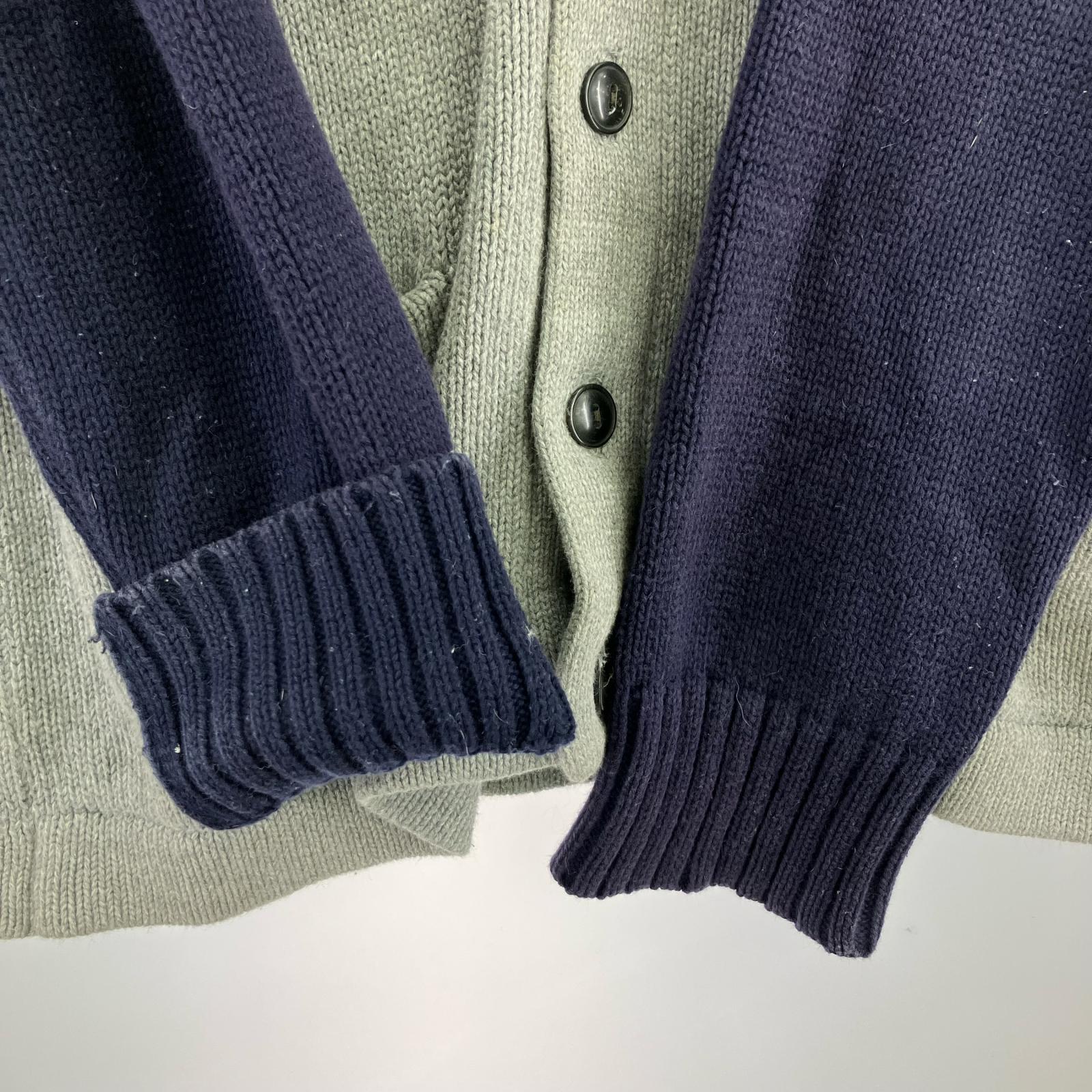 カーディガン ｼｮｰﾙｶﾗｰ ﾎﾟﾆｰ ｸﾞﾚｰ (XL) グレー