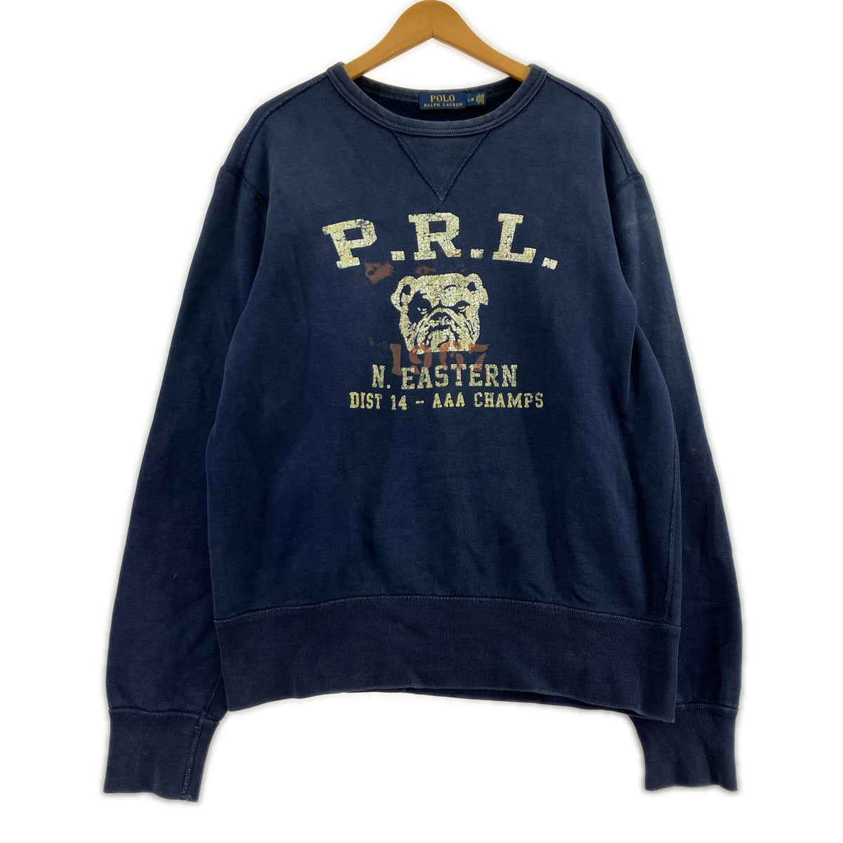 スウェット ﾌﾞﾙﾄﾞｯｸﾞ ｸﾙｰﾈｯｸ 紺 (L) L ネイビー