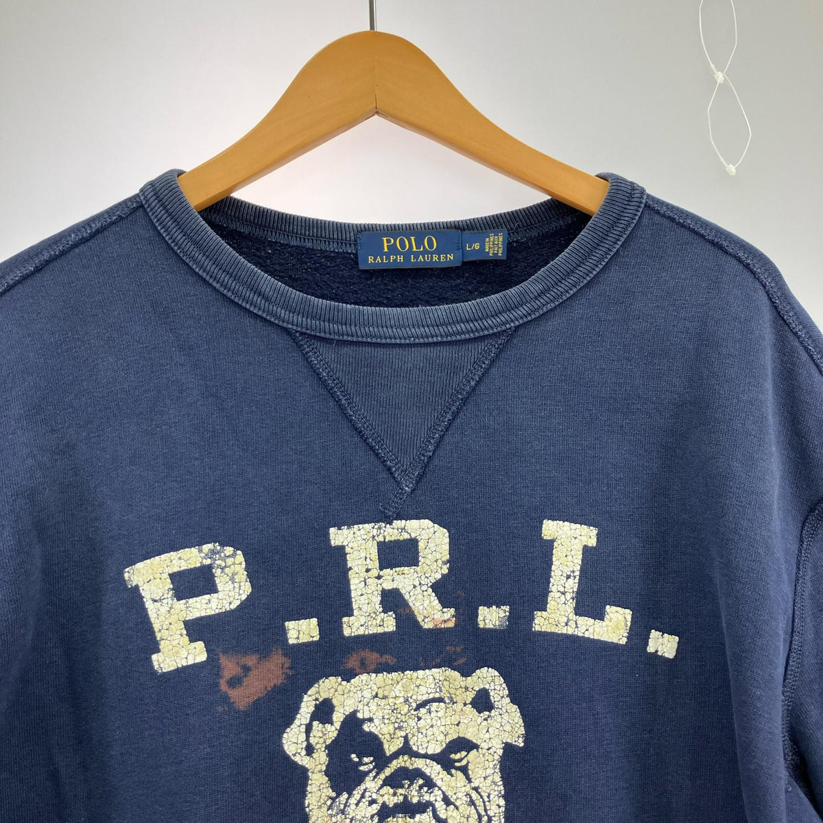 スウェット ﾌﾞﾙﾄﾞｯｸﾞ ｸﾙｰﾈｯｸ 紺 (L) L ネイビー