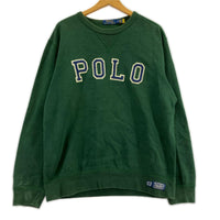 スウェット POLOﾛｺﾞ 緑 (M) M グリーン