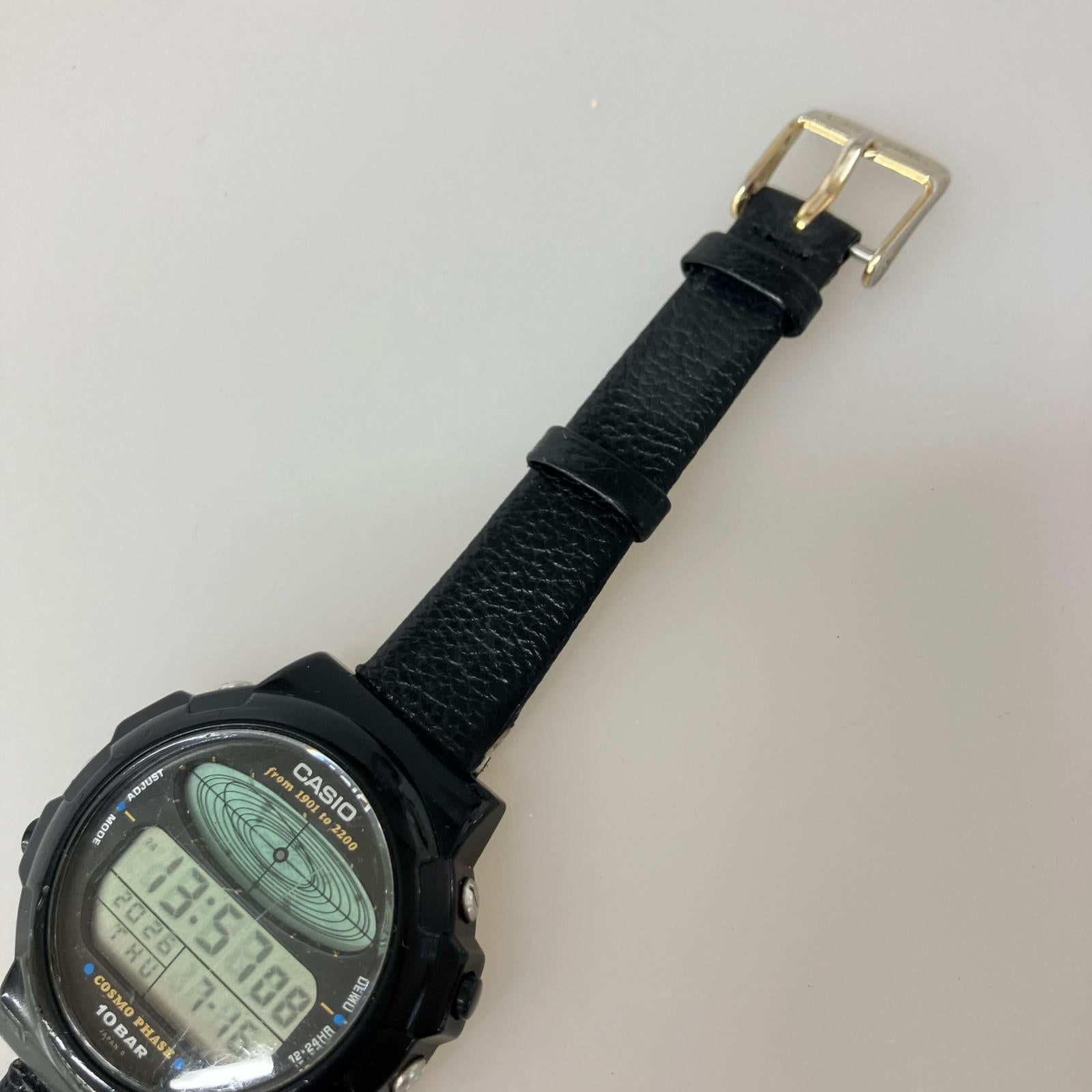 腕時計 CASIO COSMO PHASE ブラック CGW-50 ブラック