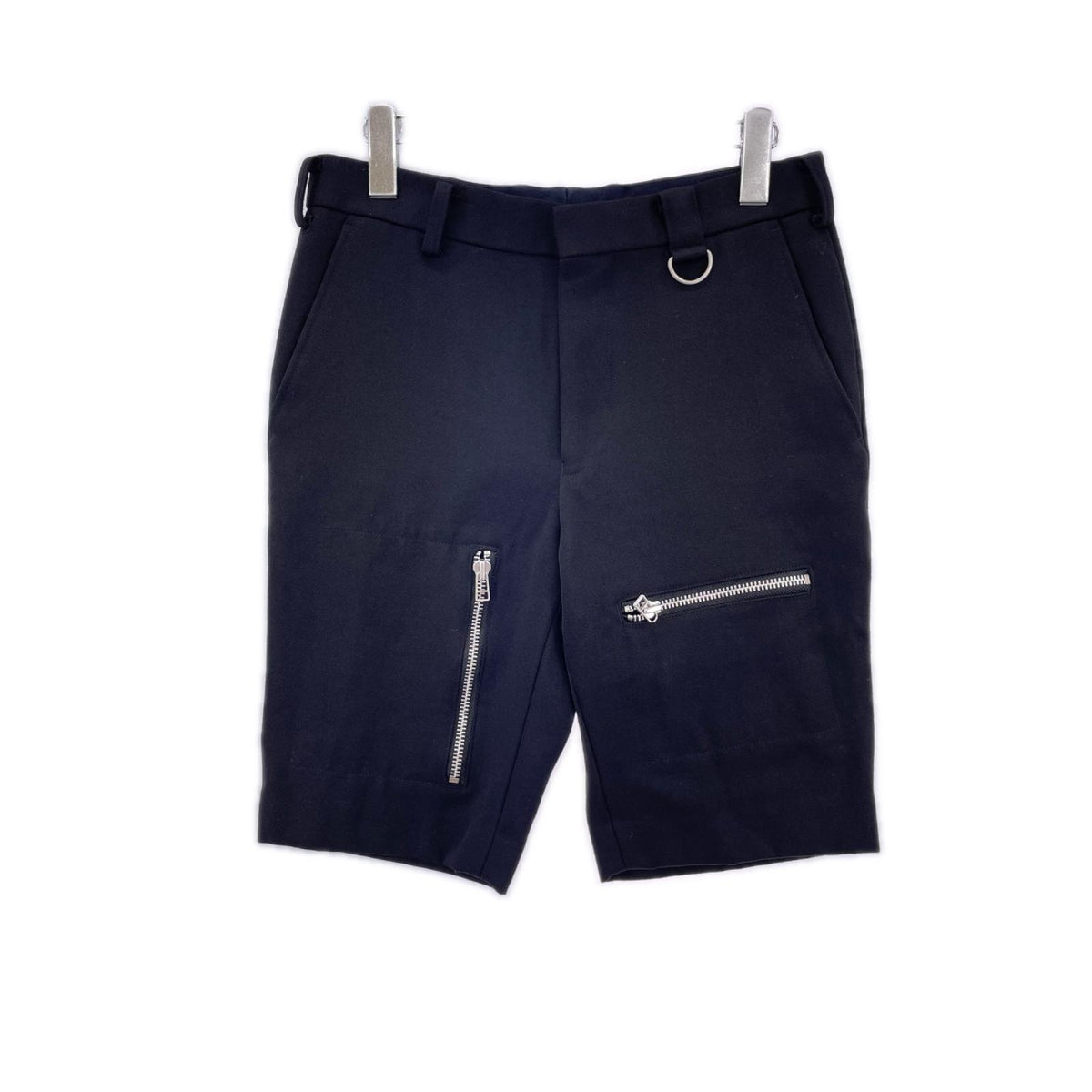 ショートパンツ WOOL ZIPPED SHORTS ﾌﾞﾗｯｸ（W30） ブラック