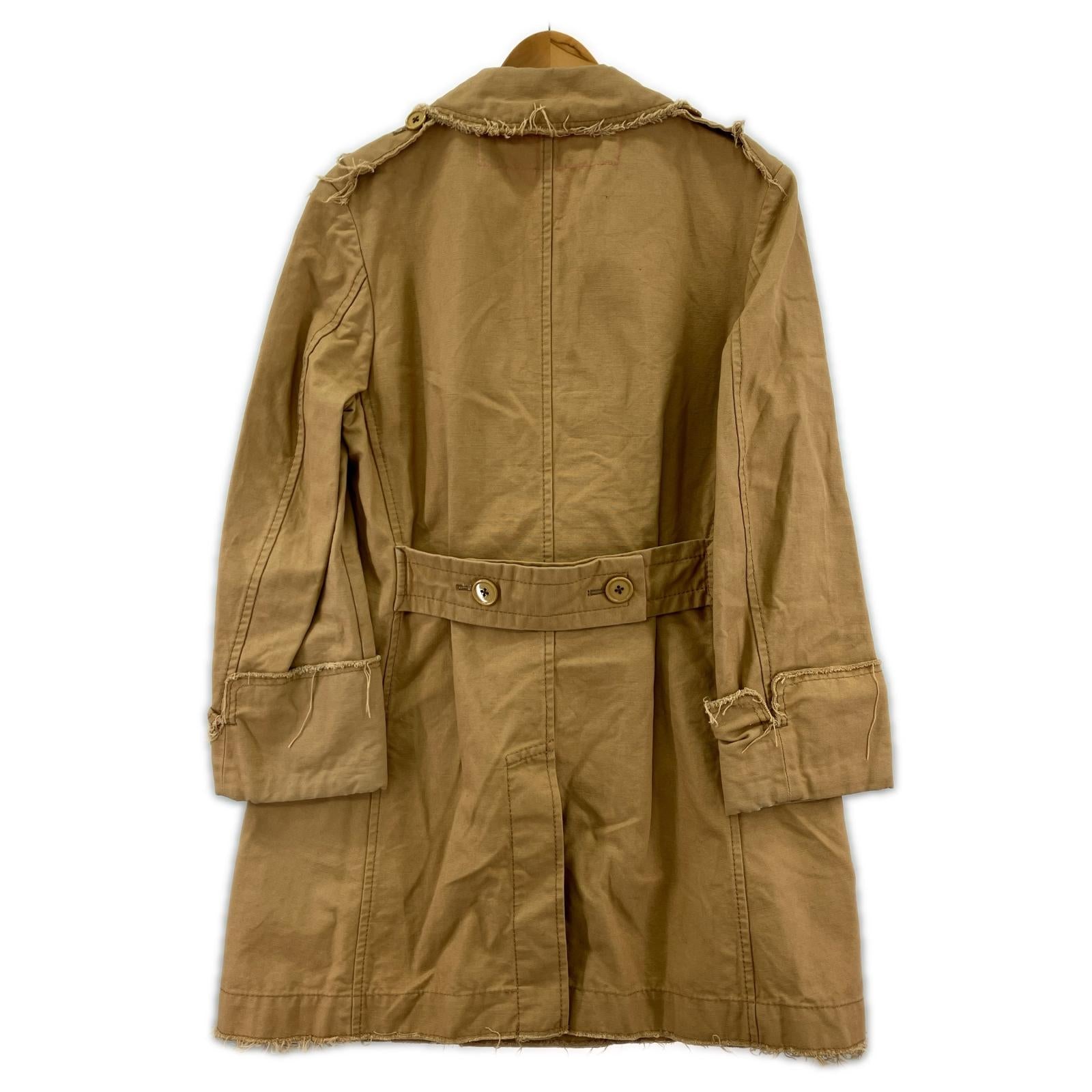 ジャケット JUNYA WATANABE COMME des GARCONS MAN 切りっぱなし ダブルコート M M ベージュ