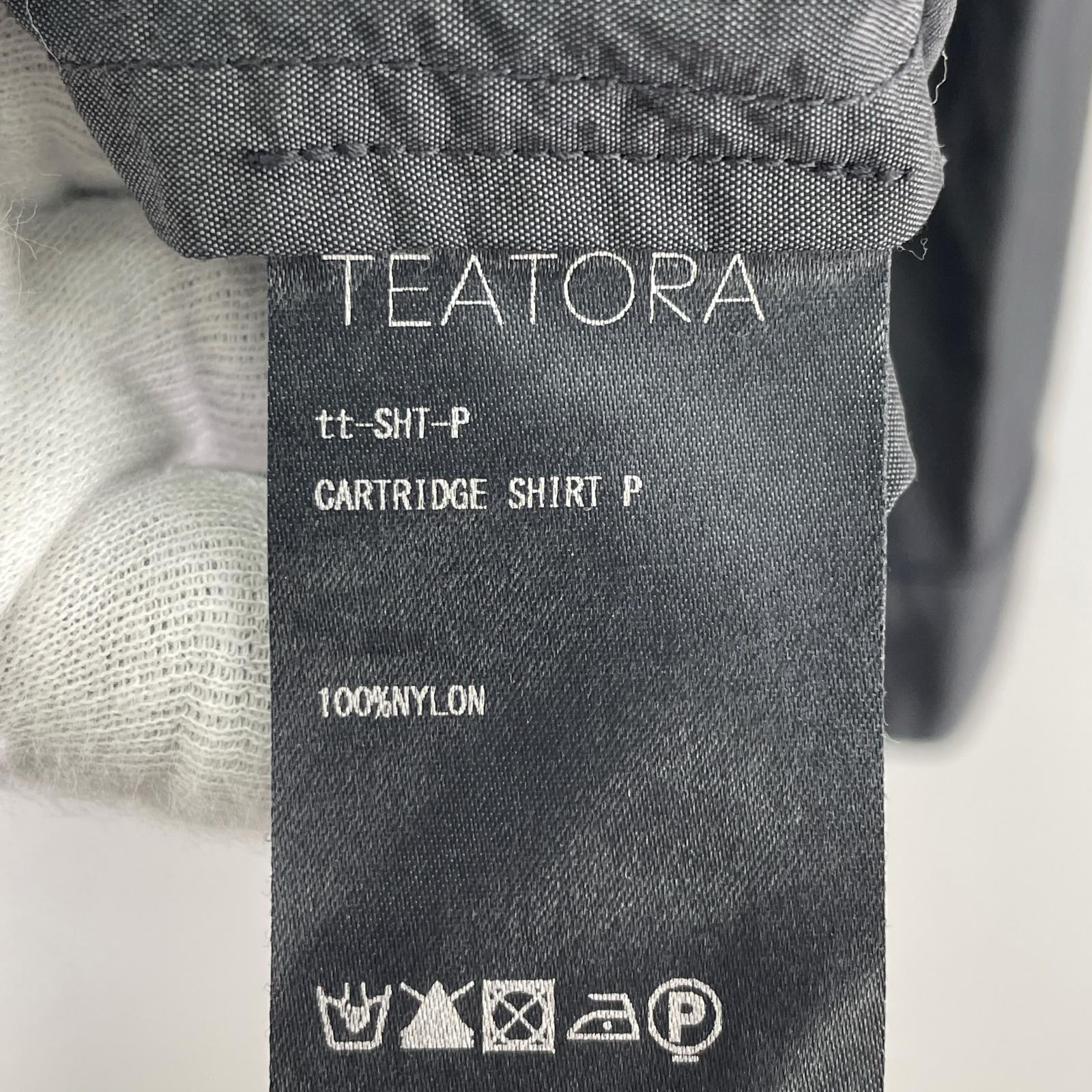 長袖シャツ TEATORA CARTRIDGE SHIRT P L/Sシャツ 3 黒 ブラック