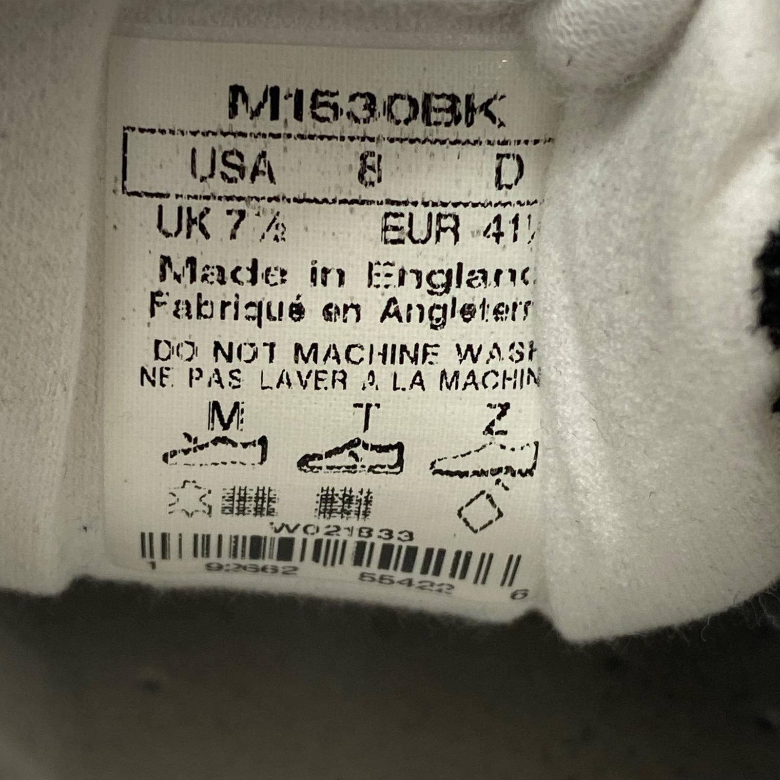スニーカー M1530BK イングランド製 US8 26cm ブラック ブラック
