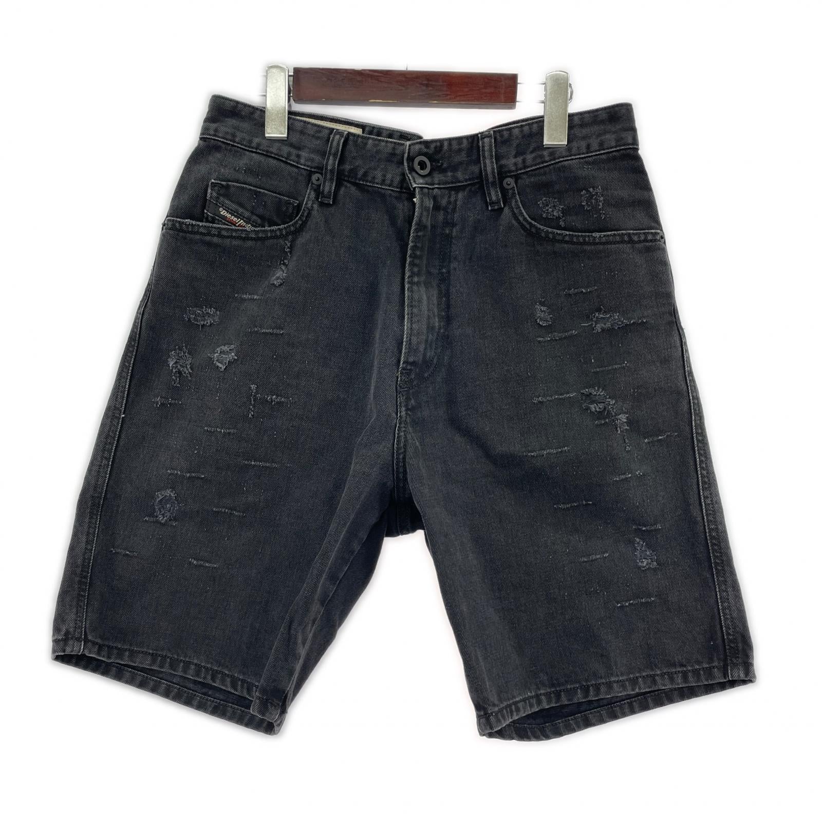 ショートパンツ D-WILLOH デニムショーツ (W28) 28 ブラック