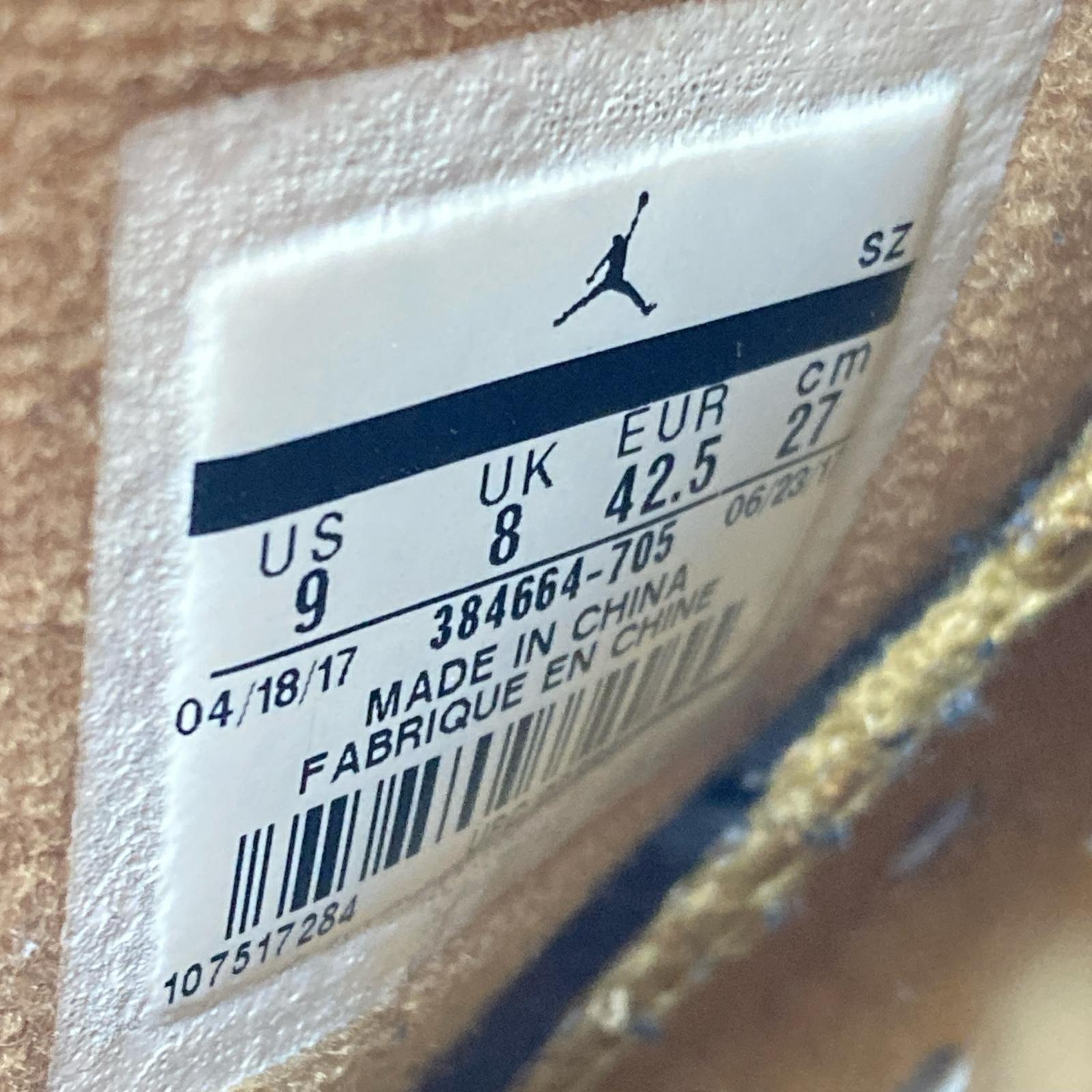 スニーカー AIR JORDAN 6 RETRO Wheat 27cm 27cm (US9 UK8 1/2 EU44) ブラウン