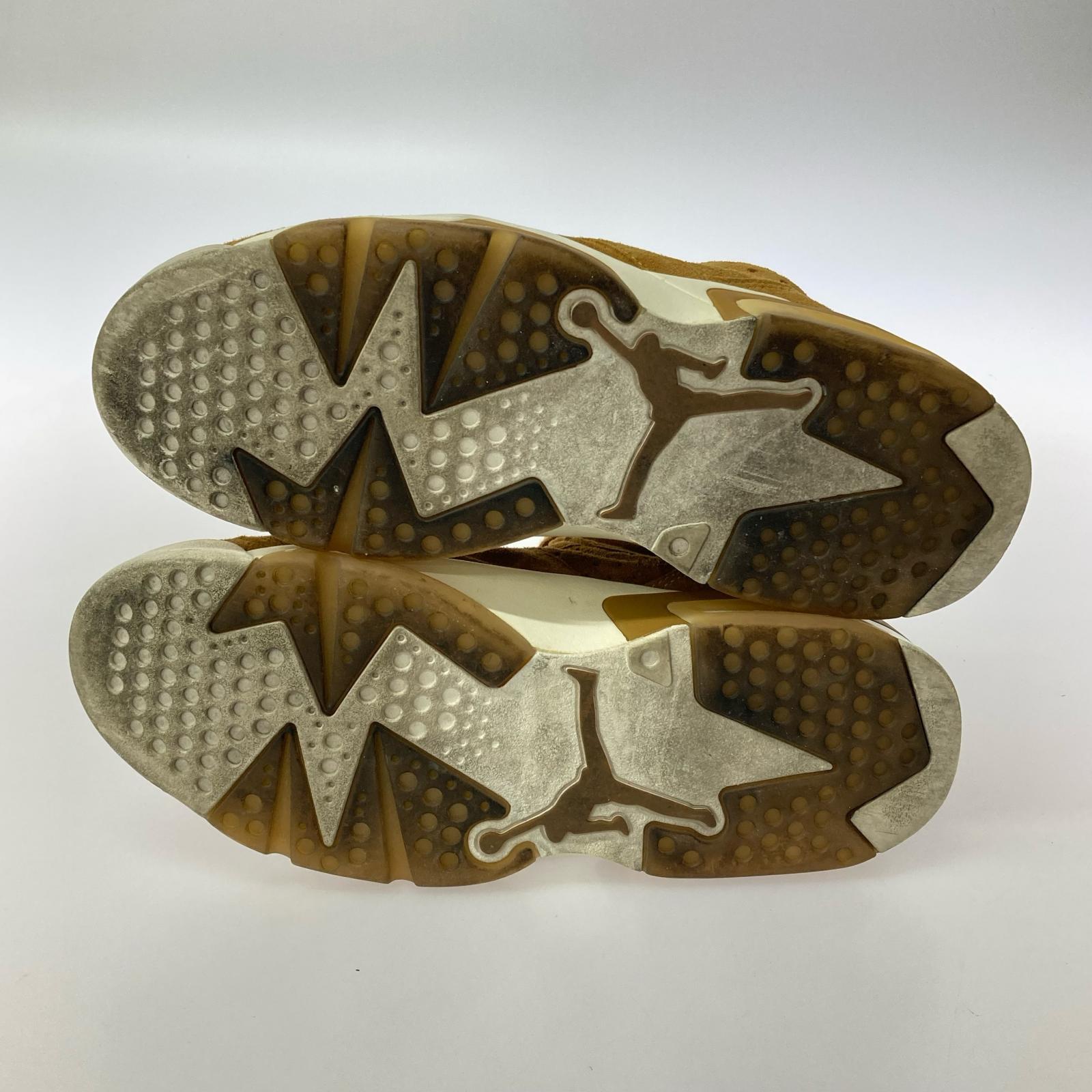 スニーカー AIR JORDAN 6 RETRO Wheat 27cm 27cm (US9 UK8 1/2 EU44) ブラウン