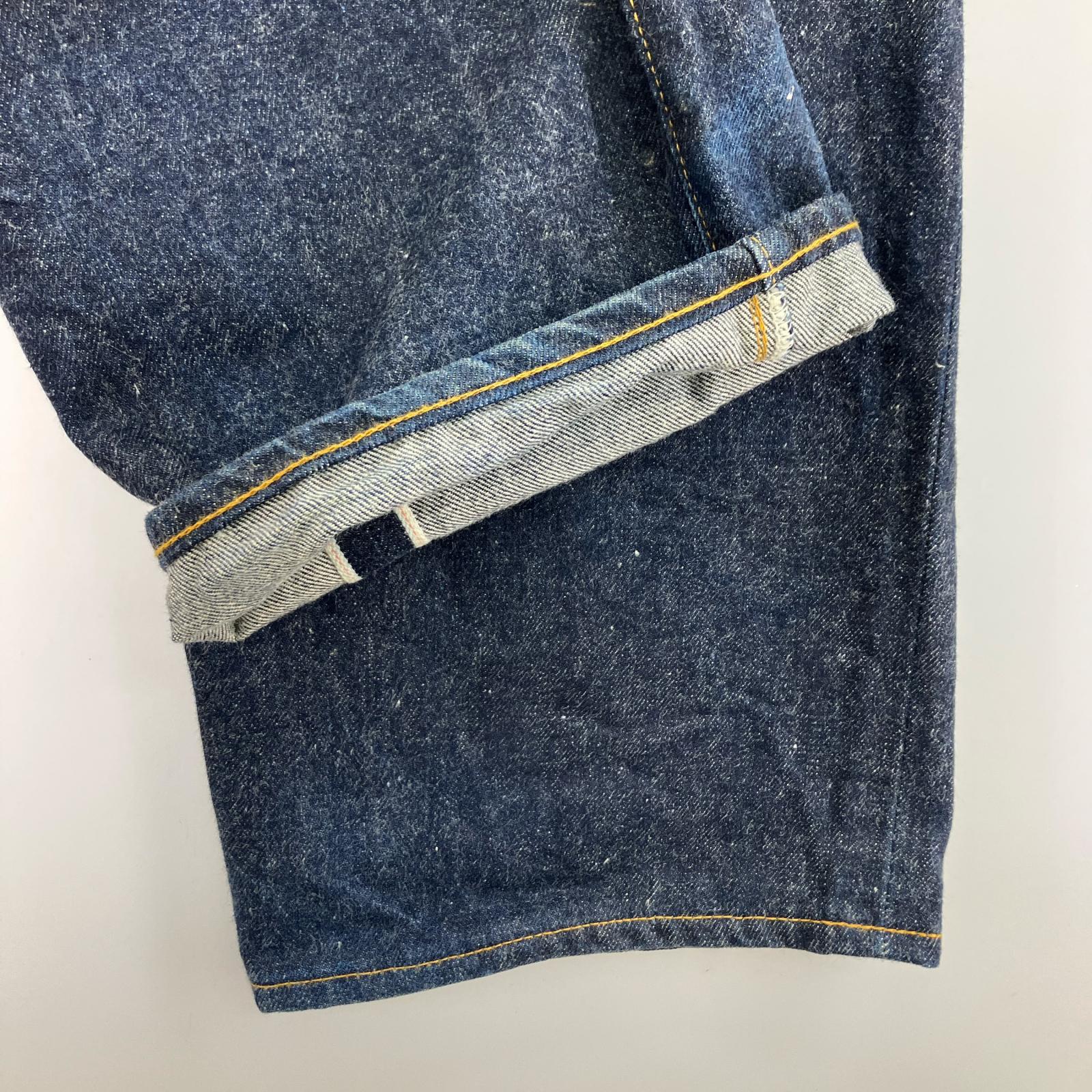 デニムパンツ 90s USA製 バレンシア 501XX 501-0003 濃紺 33 ネイビー