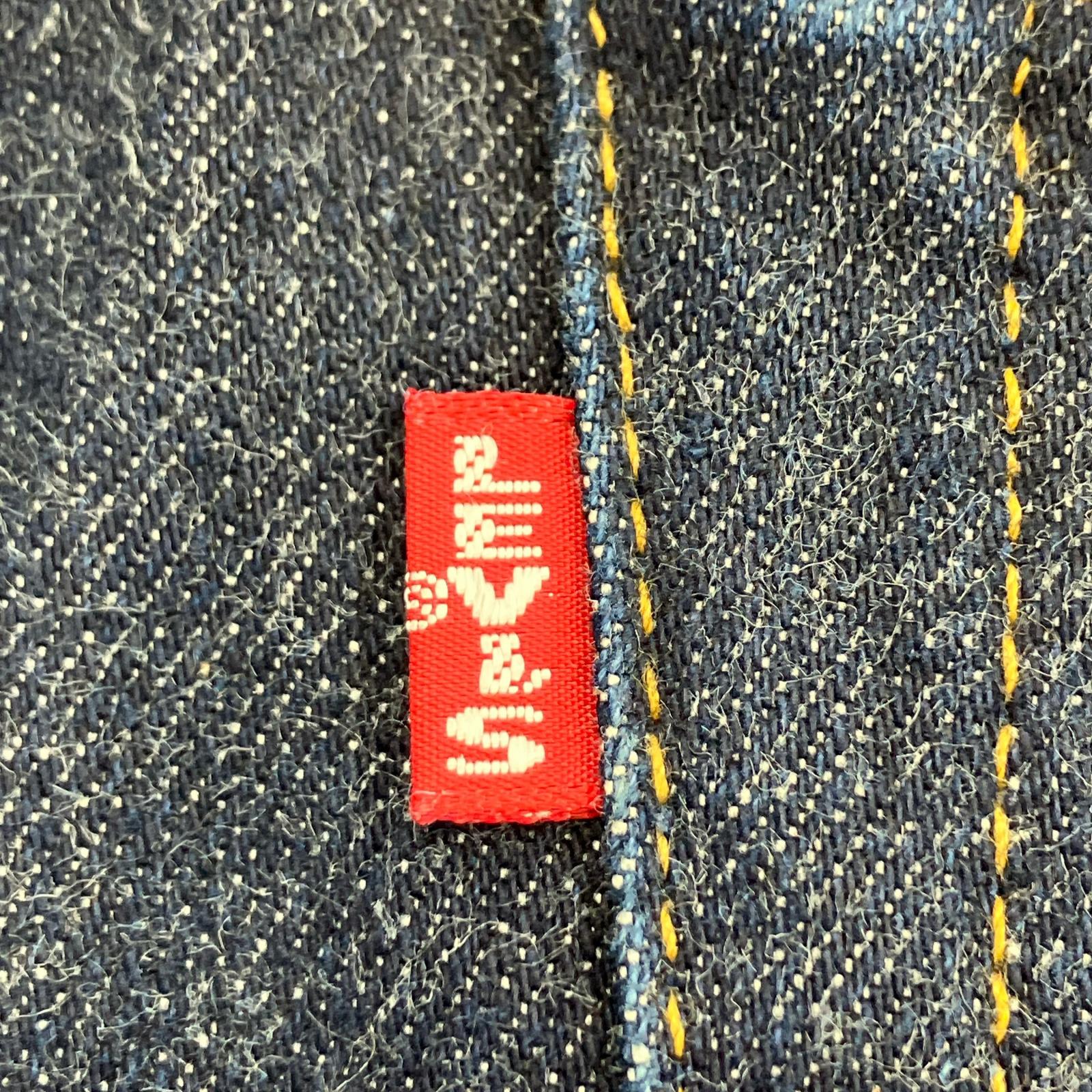 デニムパンツ 90s USA製 バレンシア 501XX 501-0003 濃紺 33 ネイビー