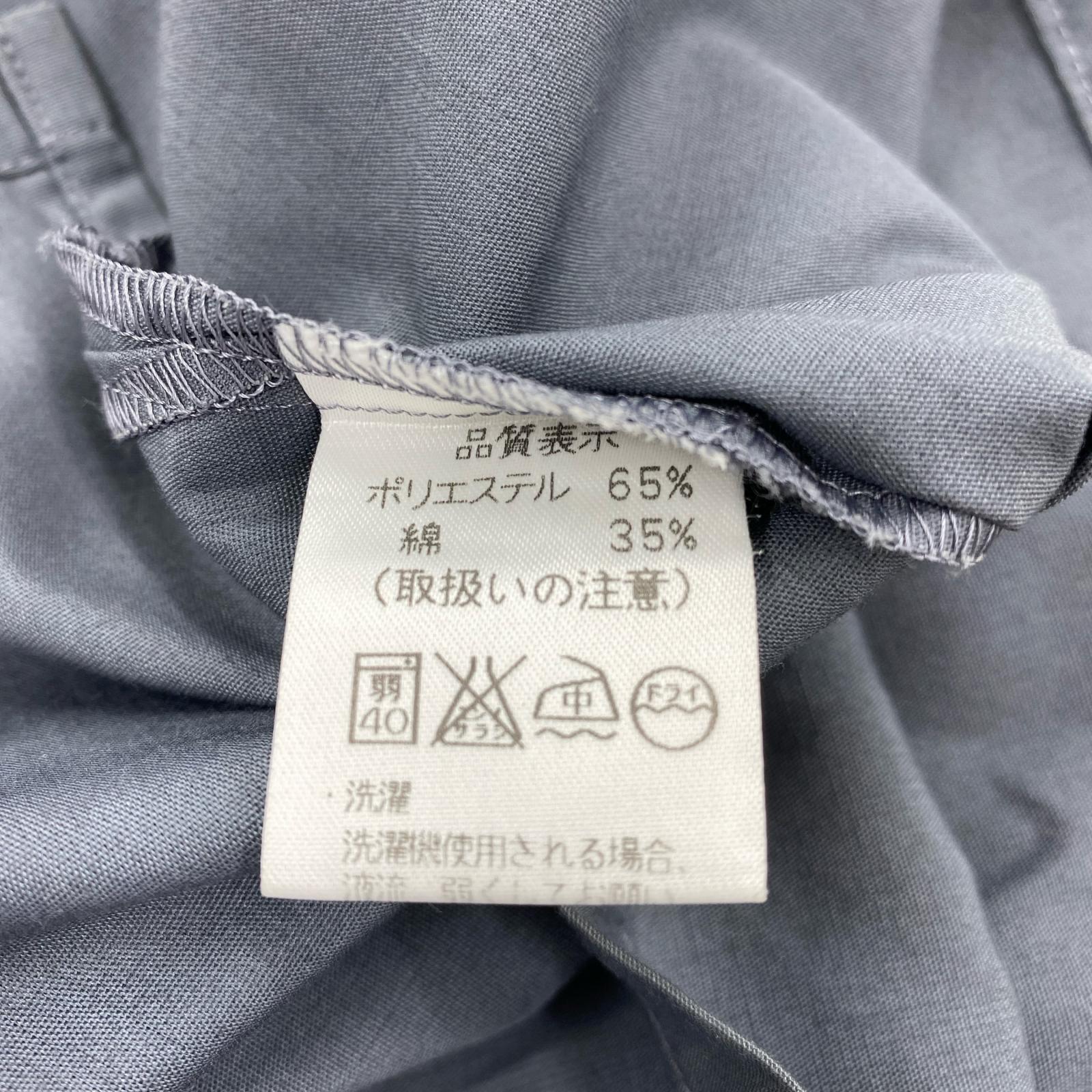 半袖シャツ ボーリングシャツ グレー L グレー